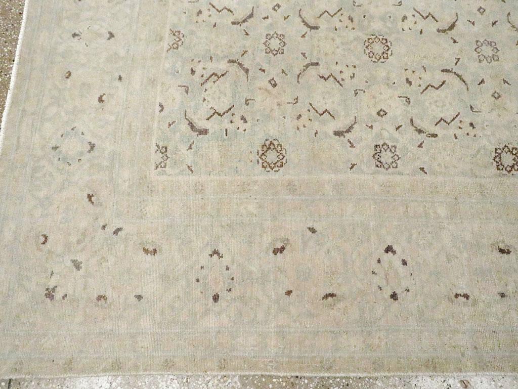 Wool Early 20th Century Persian Malayer Accent Rug For Sale