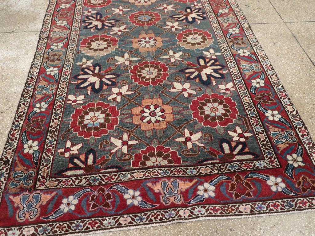20ième siècle Tapis d'appoint persan Malayer du début du 20e siècle en vente