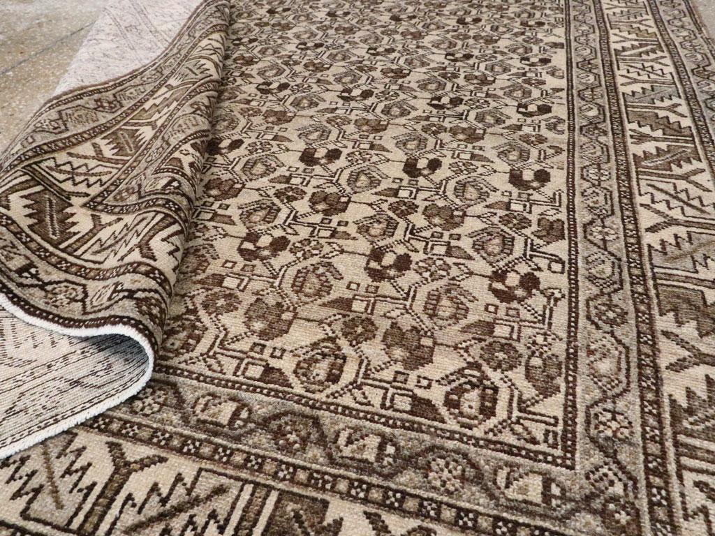 20ième siècle Tapis d'appoint persan Malayer du début du 20e siècle en vente