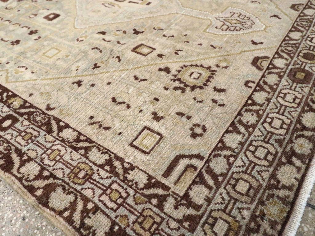 XX secolo Early 20th Century Persian Malayer Accent Rug in vendita