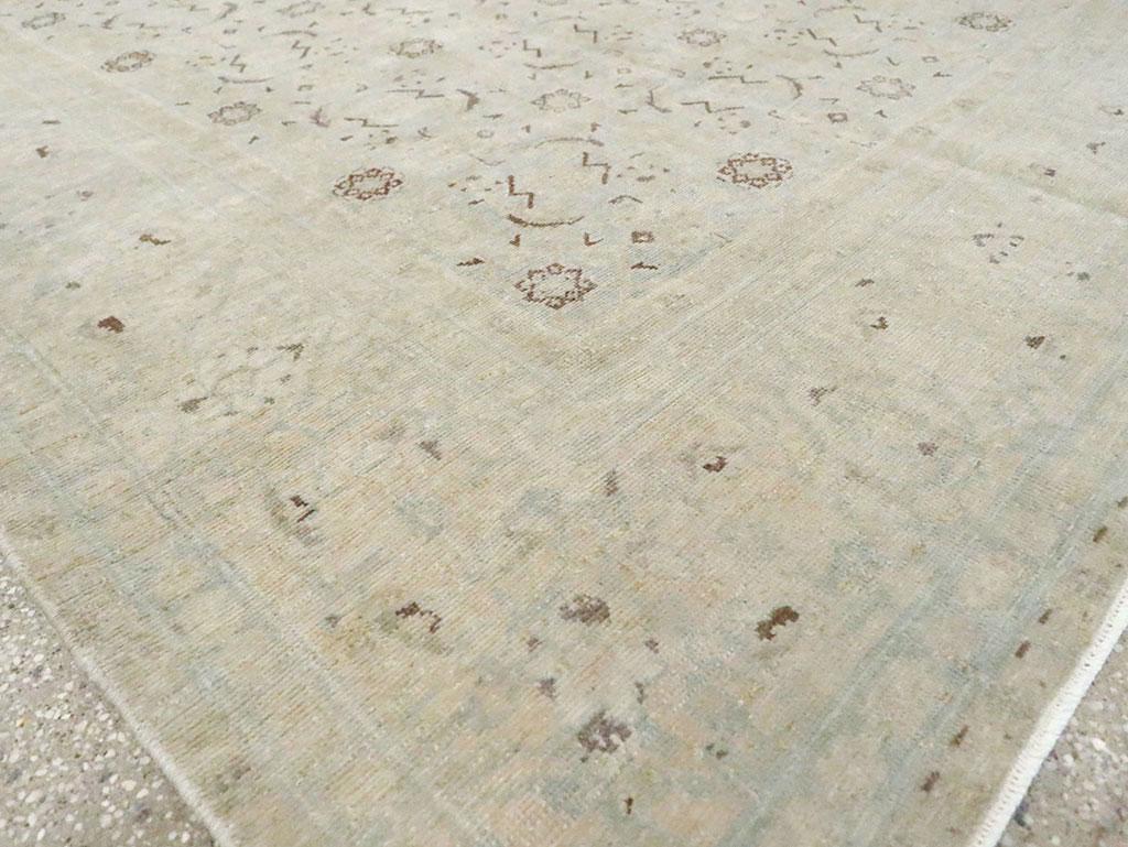 Early 20th Century Persian Malayer Accent Rug For Sale 1