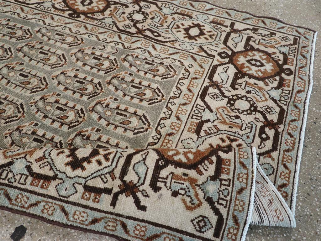 Lana Tappeto d'accento persiano Malayer dei primi del Novecento in vendita
