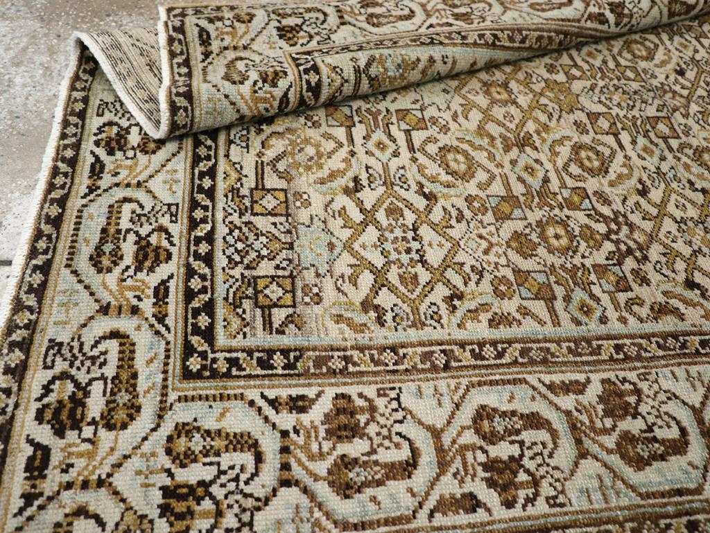 Lana Tappeto d'accento persiano Malayer dei primi del Novecento in vendita