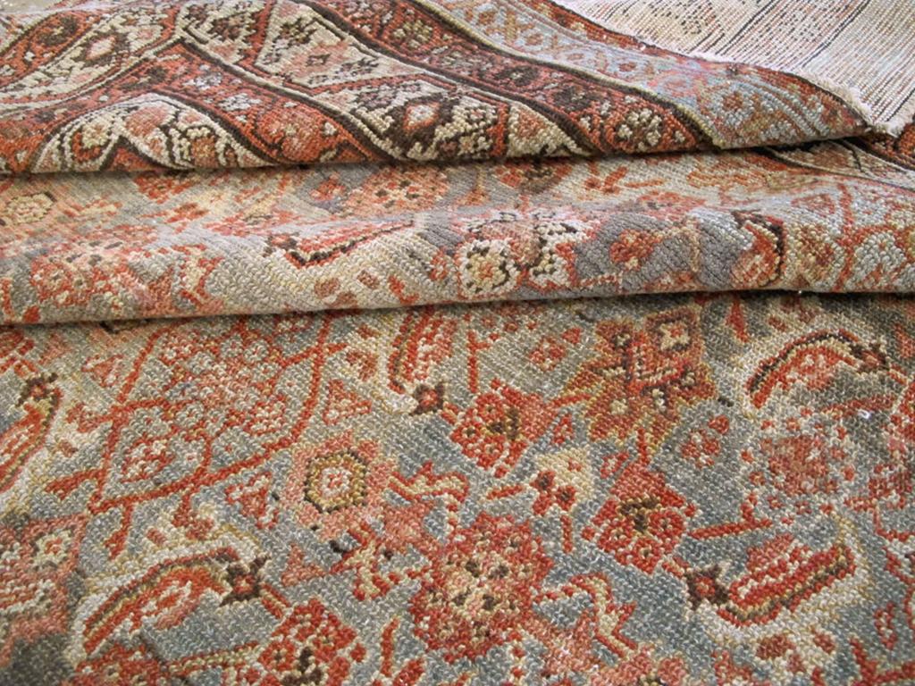 Early 20th Century Persian Malayer Accent Rug For Sale 2