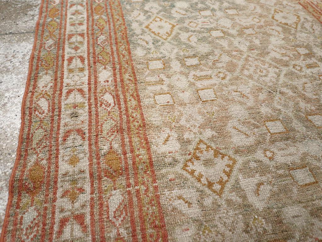 Pair Of Early 20th Century Persian Malayer Accent Rugs For Sale 3