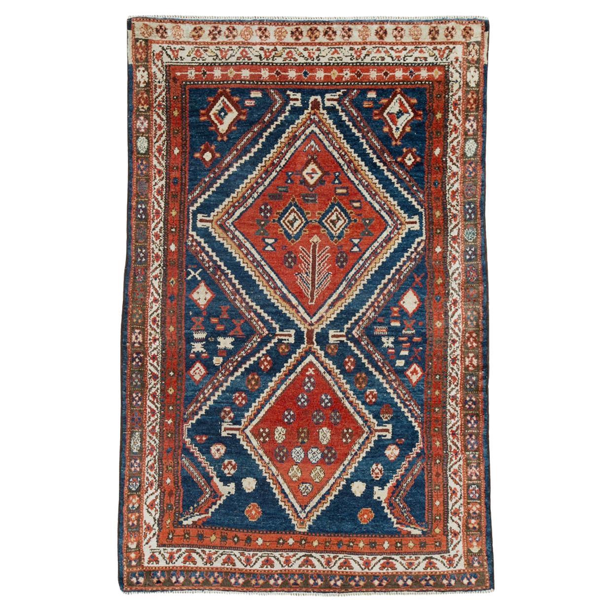 Early 20th Century Persian Malayer Accent Rug