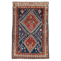 Early 20th Century Persian Malayer Accent Rug