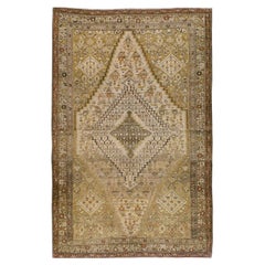 Early 20th Century Persian Malayer Accent Rug