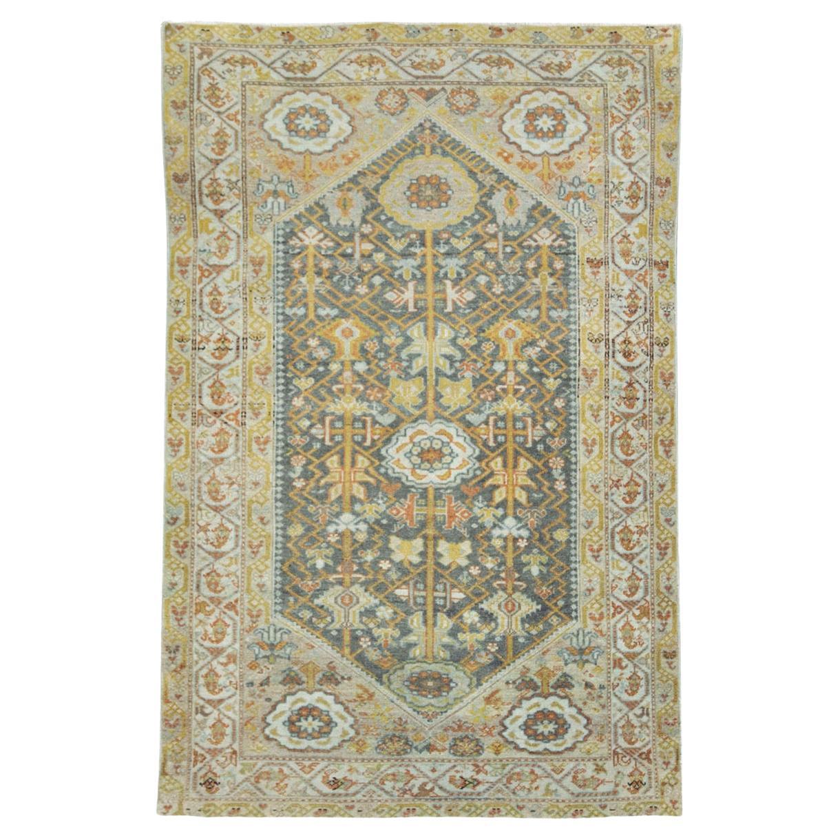 Early 20th Century Persian Malayer Accent Rug