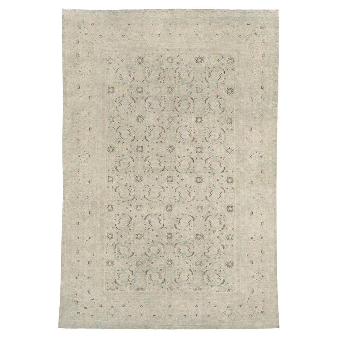 Early 20th Century Persian Malayer Accent Rug For Sale