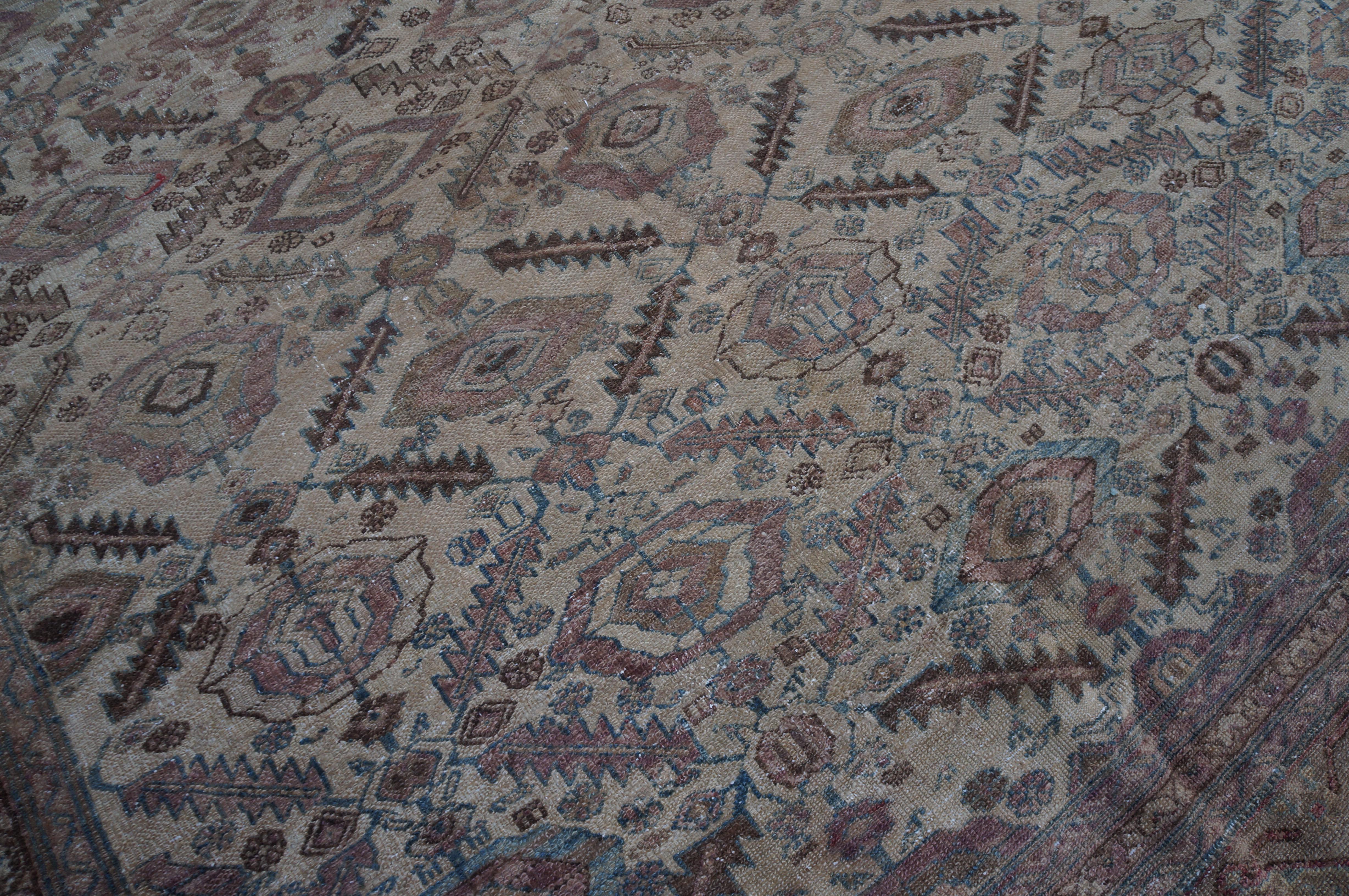 Early 20th Century Persian Malayer Carpet ( 12' X 13'6'' - 366 x 412 ) For Sale 6