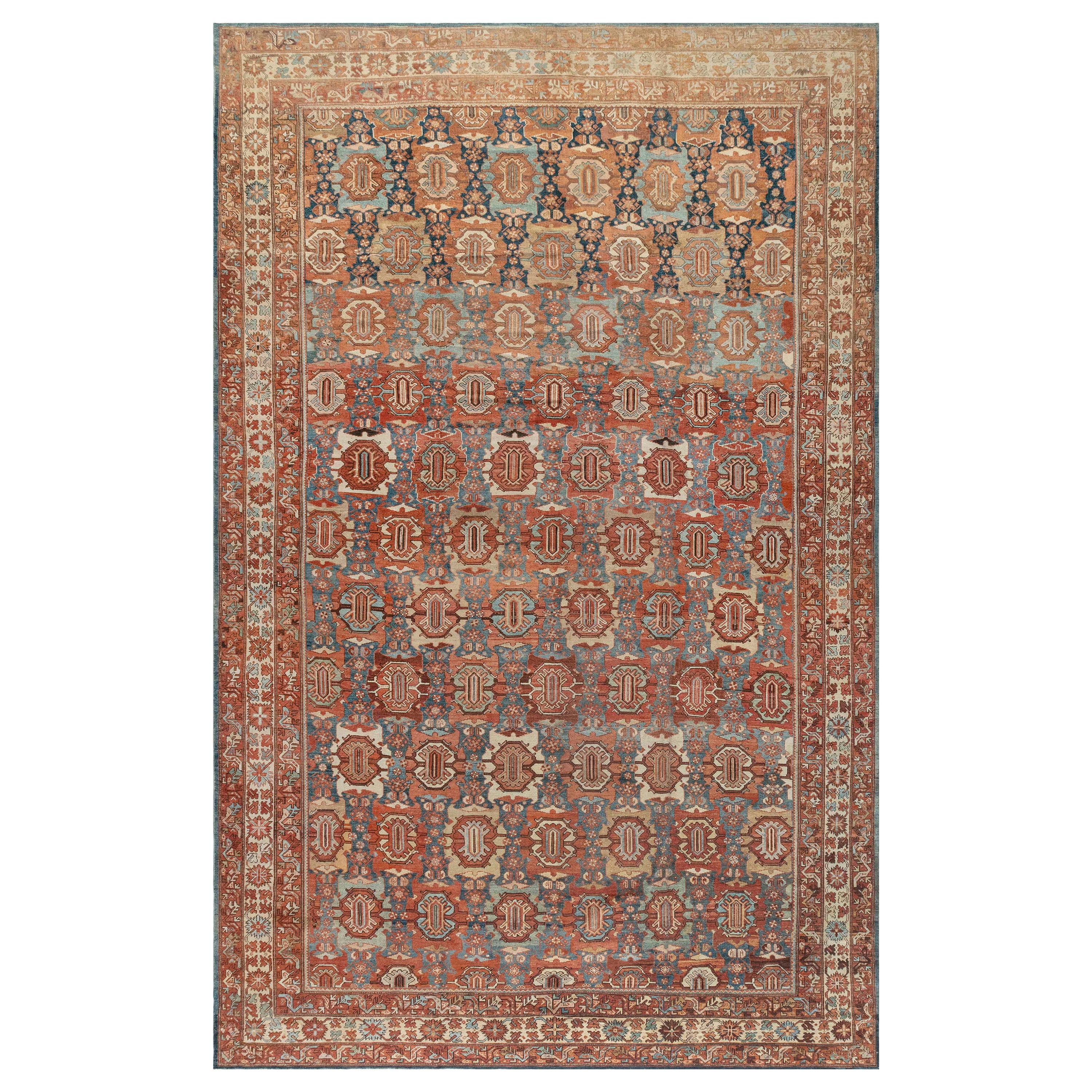 Doris Leslie Blauer persischer Malayer-Teppich des frühen 20. Jahrhunderts im Angebot
