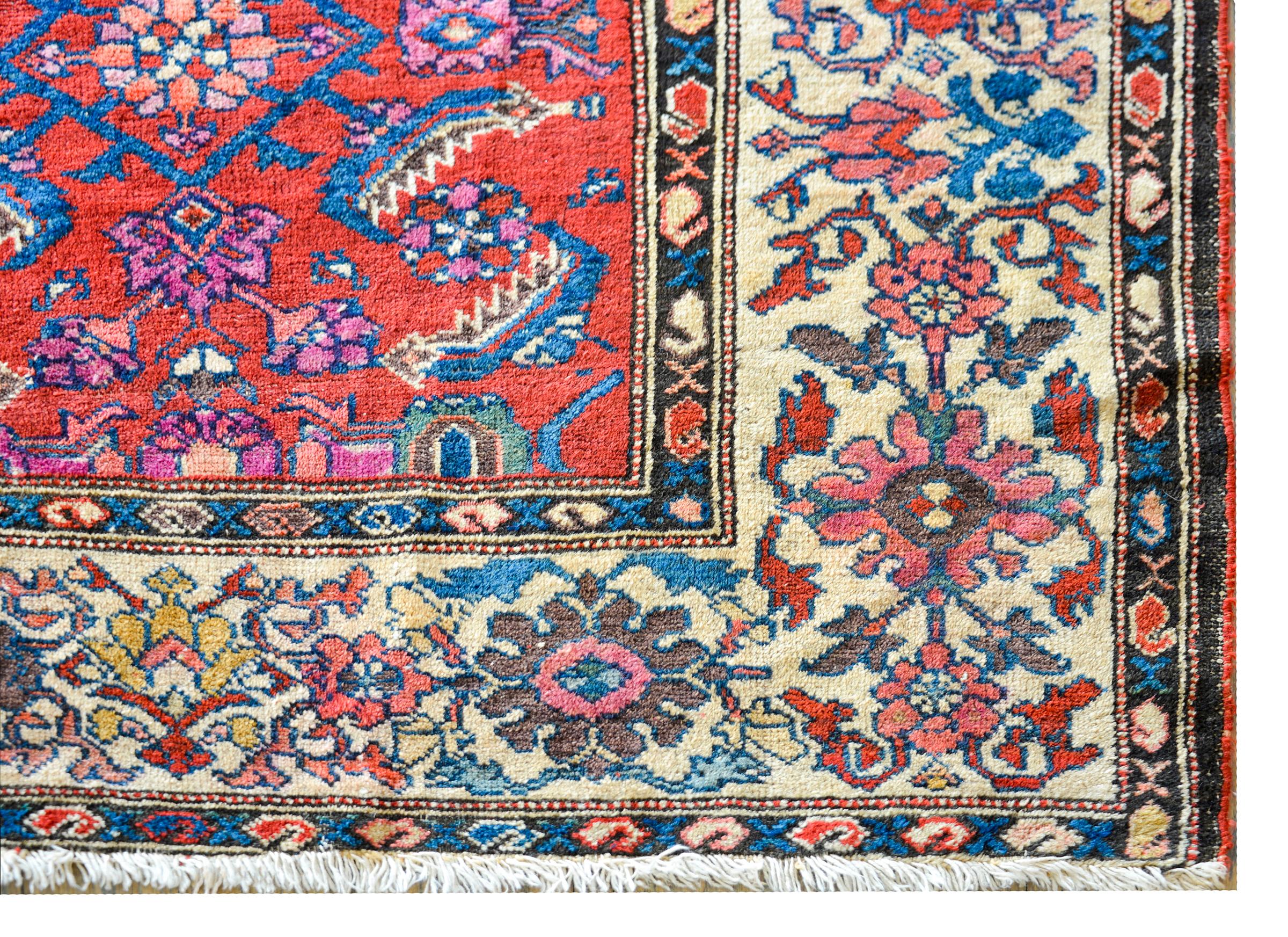 Early 20th Century Persian Malayer Rug For Sale 5