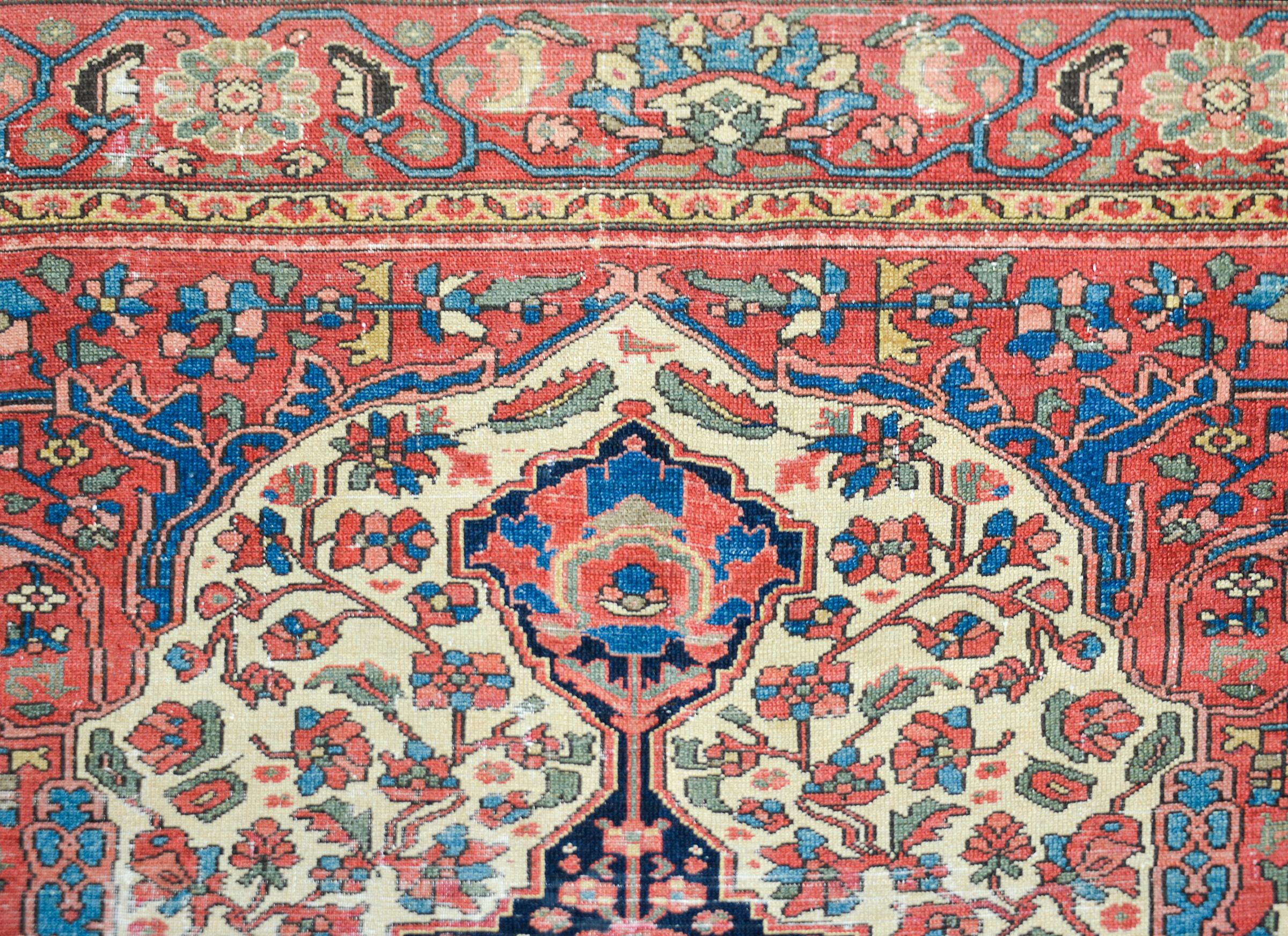 Early 20th Century Persian Malayer Rug For Sale 5