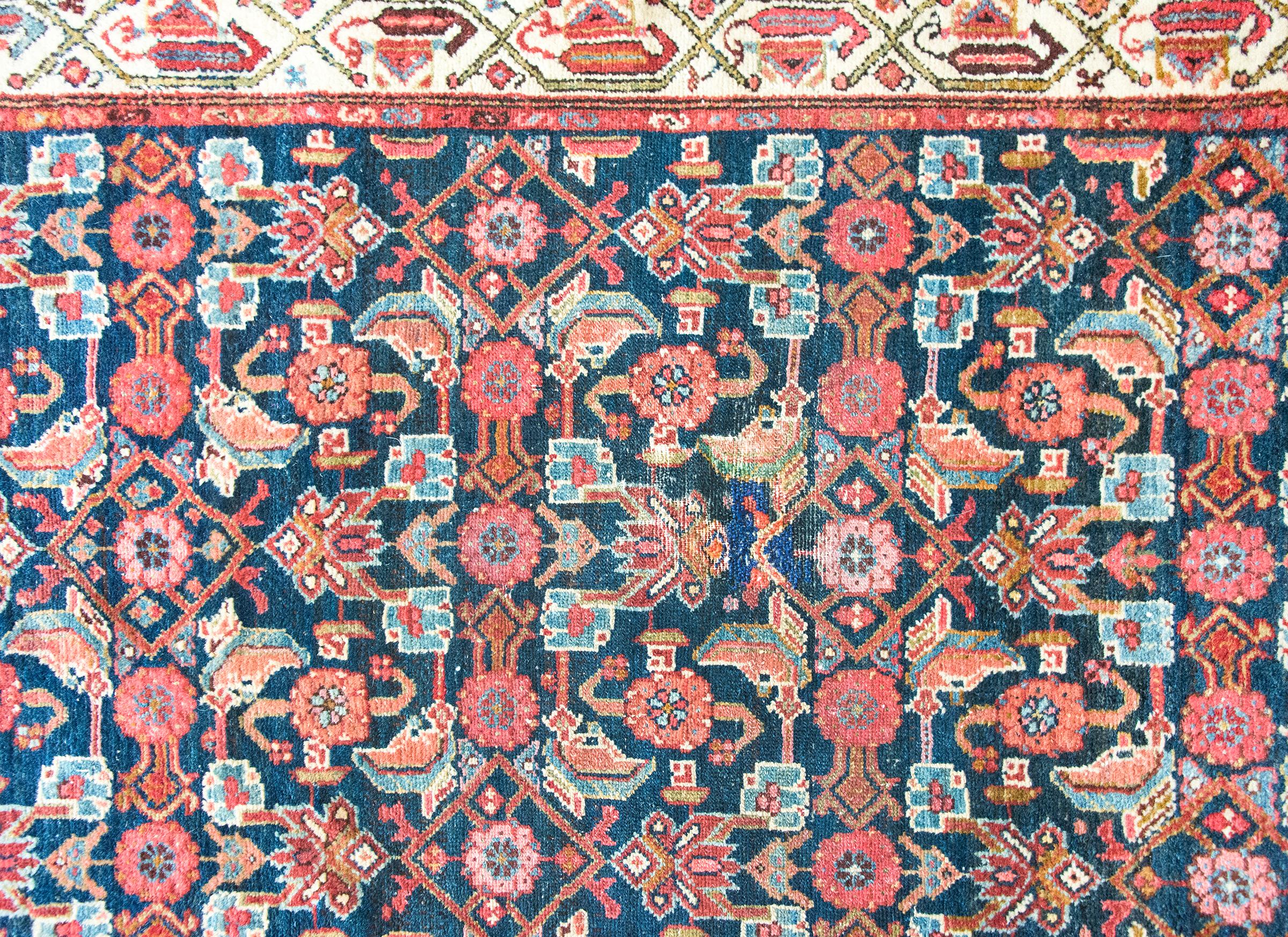 Alfombra persa Malayer de principios del siglo XX en venta 4