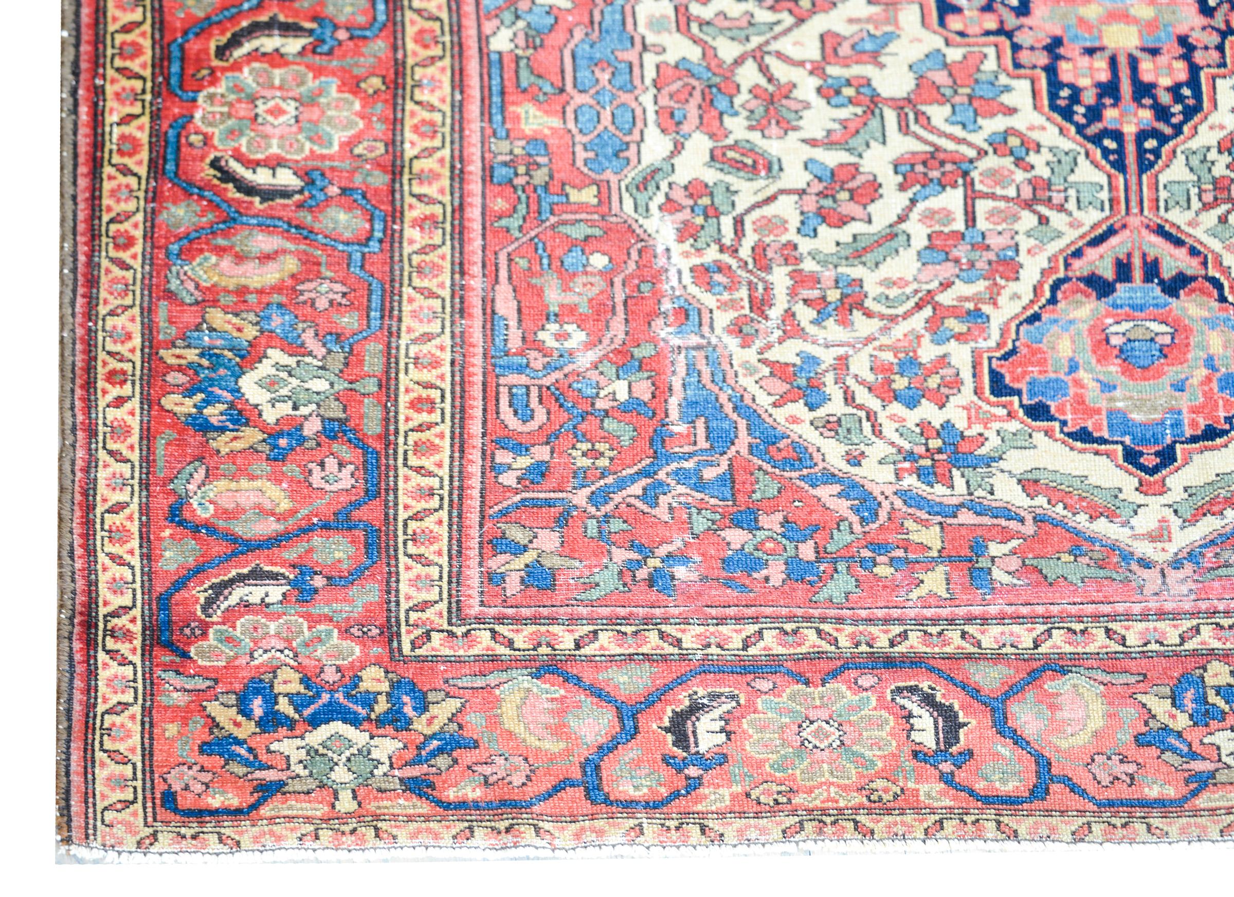 Early 20th Century Persian Malayer Rug For Sale 6