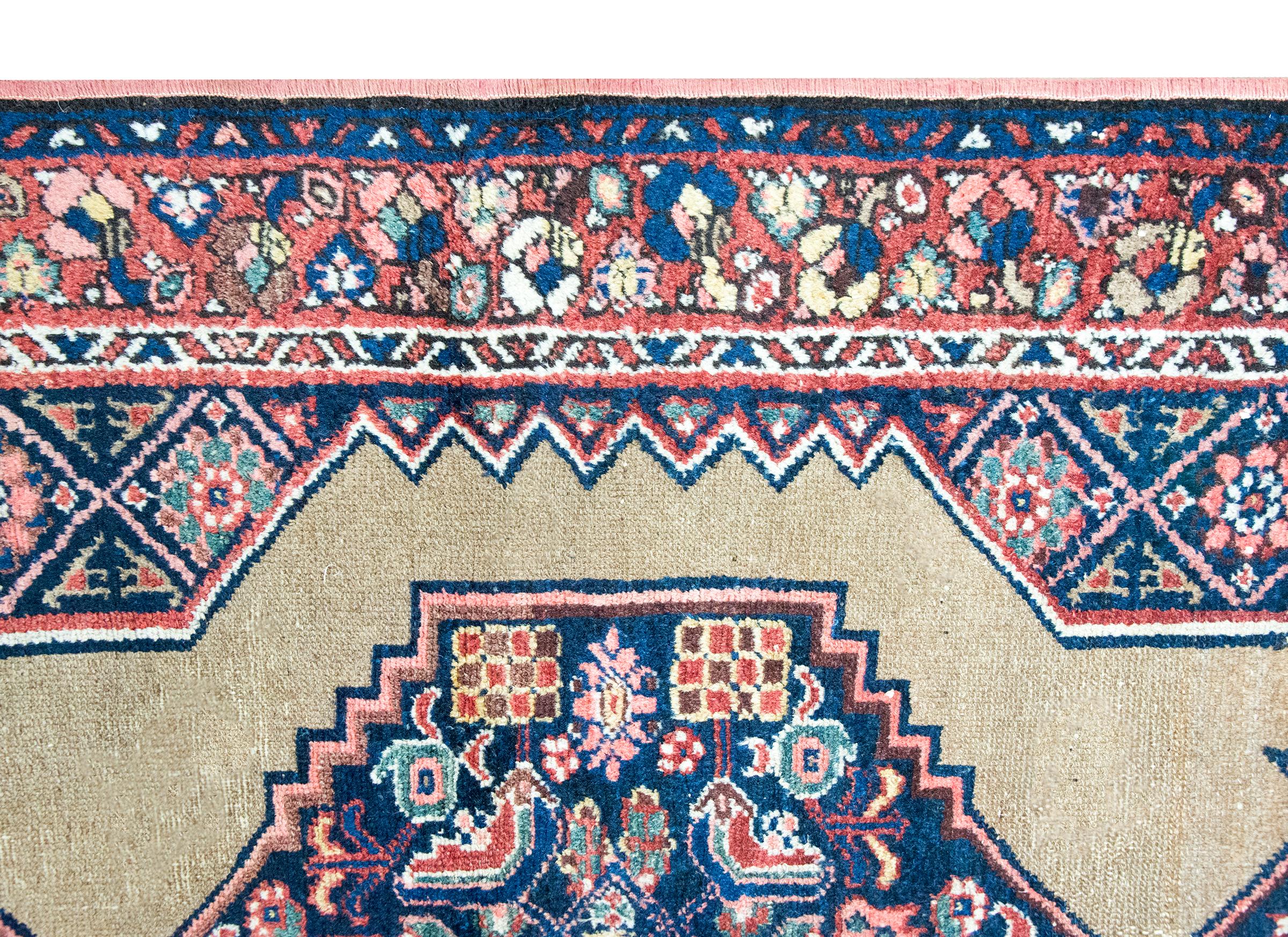 Early 20th Century Persian Malayer Rug For Sale 6