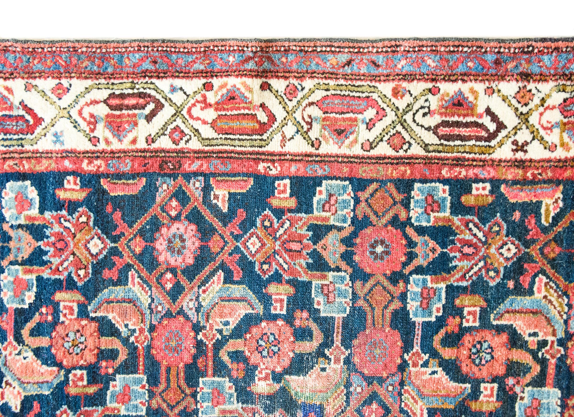 Alfombra persa Malayer de principios del siglo XX en venta 5