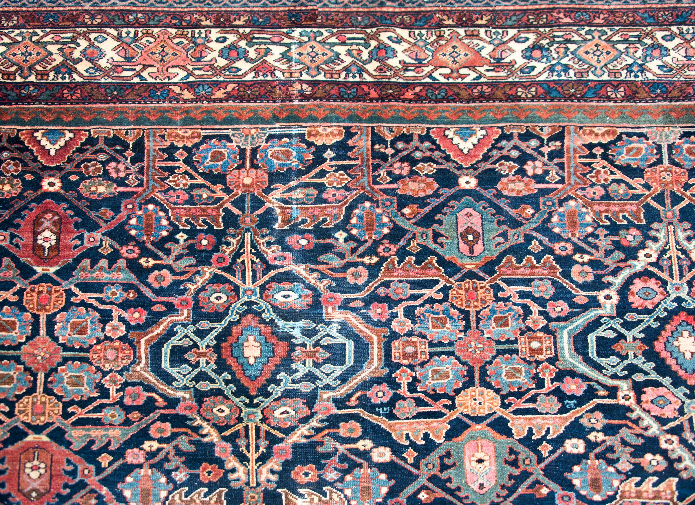 Early 20th Century Persian Malayer Rug For Sale 8