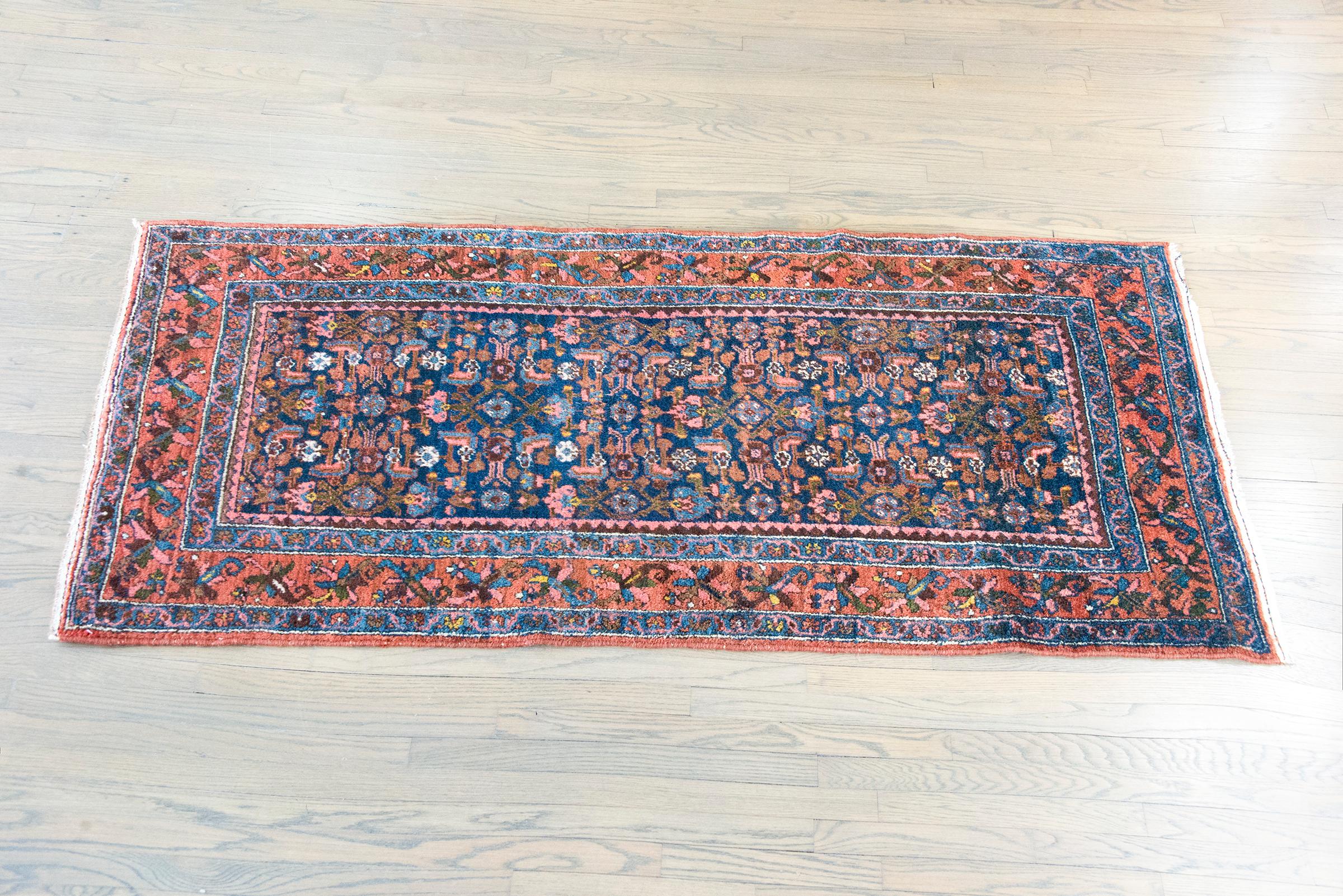 Alfombra persa Malayer de principios del siglo XX en venta 8