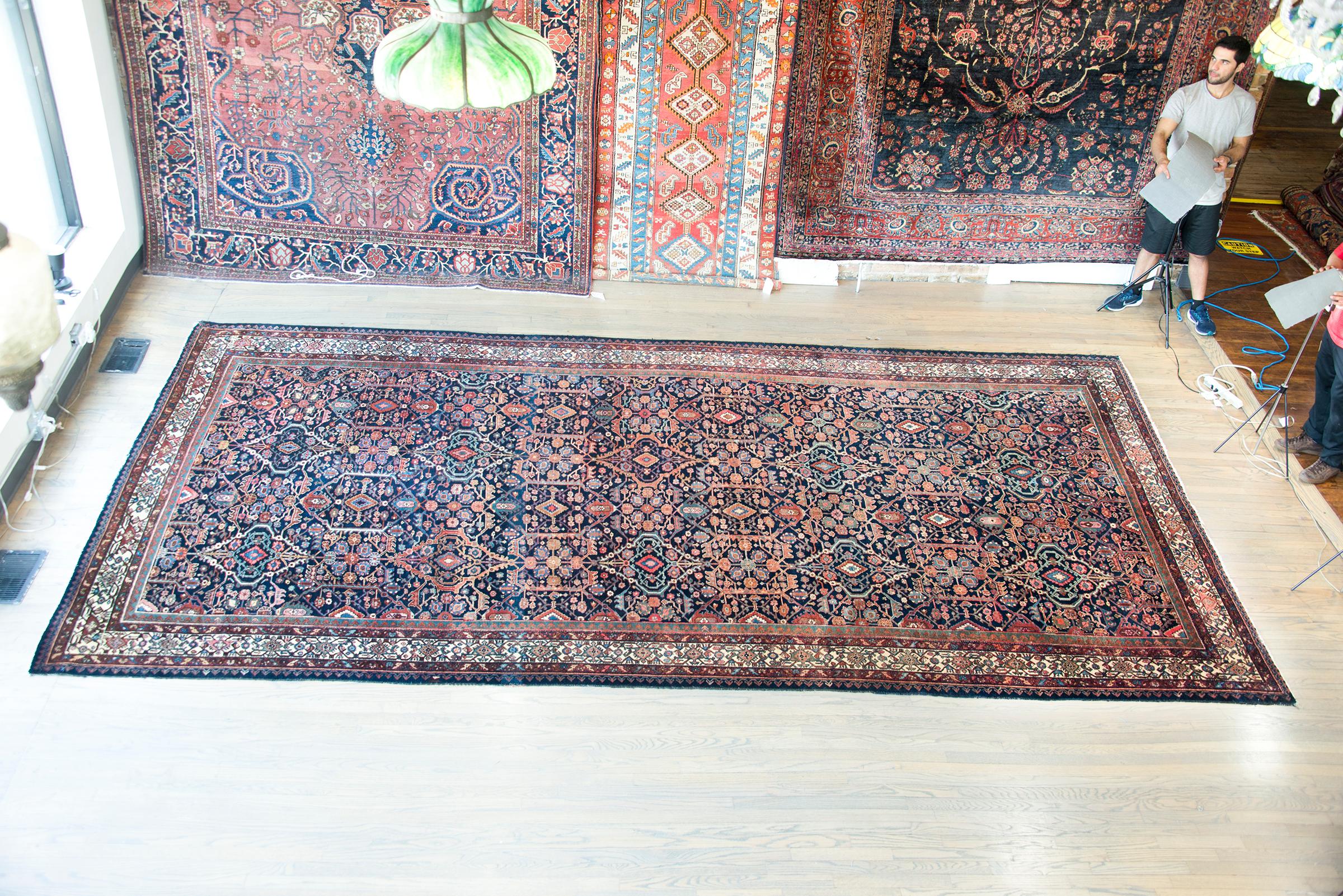 Early 20th Century Persian Malayer Rug For Sale 12
