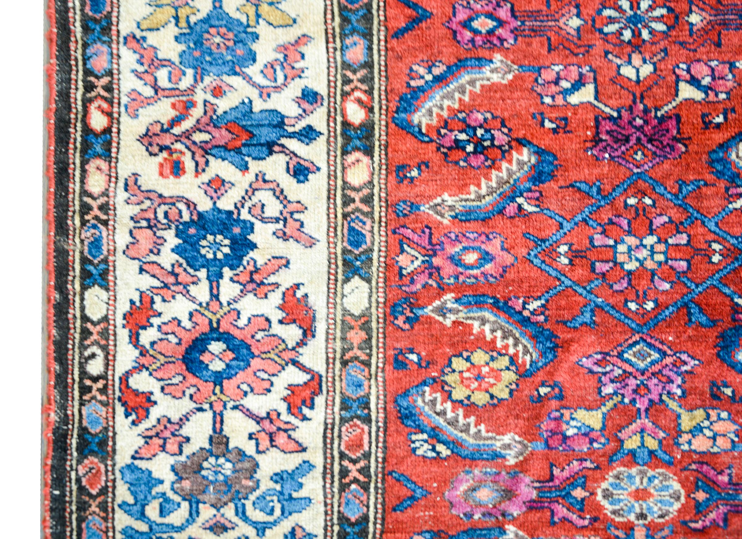 Wool Early 20th Century Persian Malayer Rug For Sale