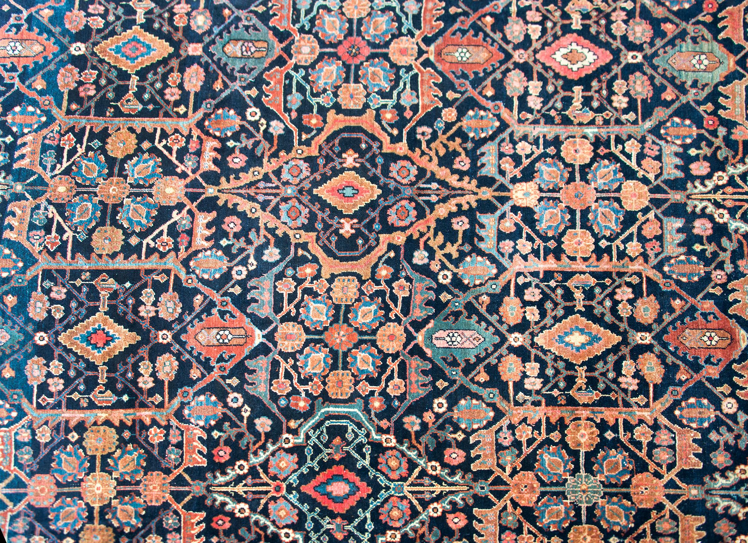 Early 20th Century Persian Malayer Rug For Sale 2