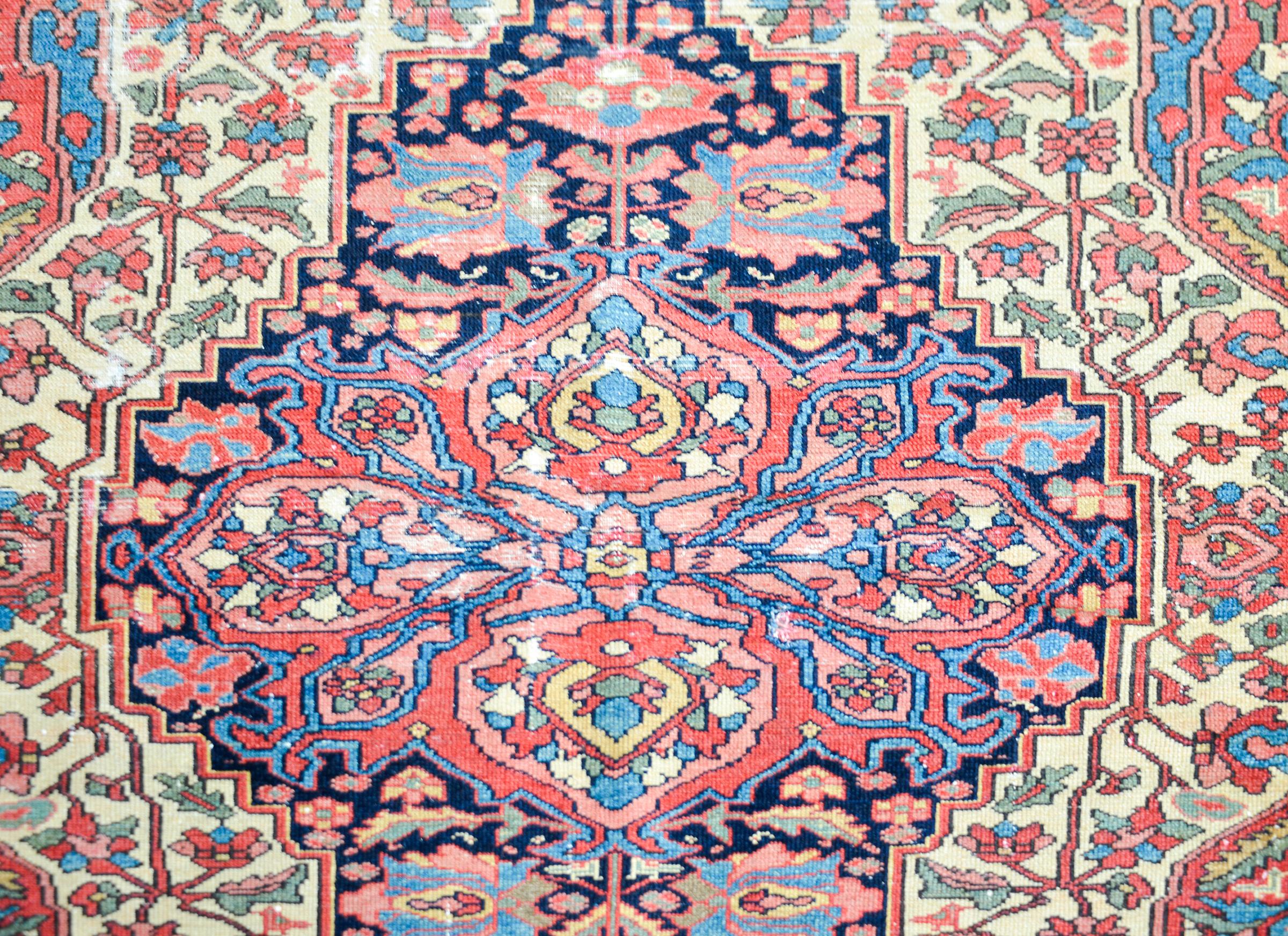Early 20th Century Persian Malayer Rug For Sale 4