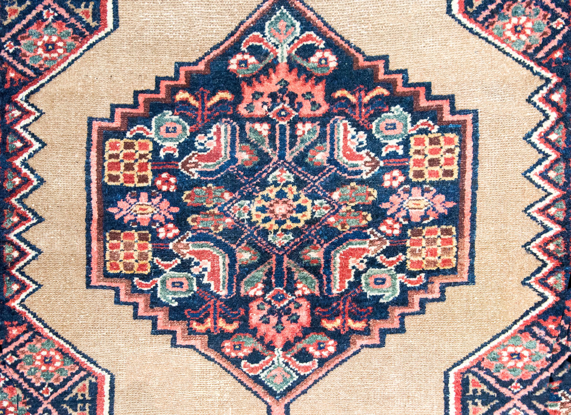 Early 20th Century Persian Malayer Rug For Sale 4