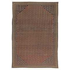 Early 20th Century Persian Malayer Red Wool Rug