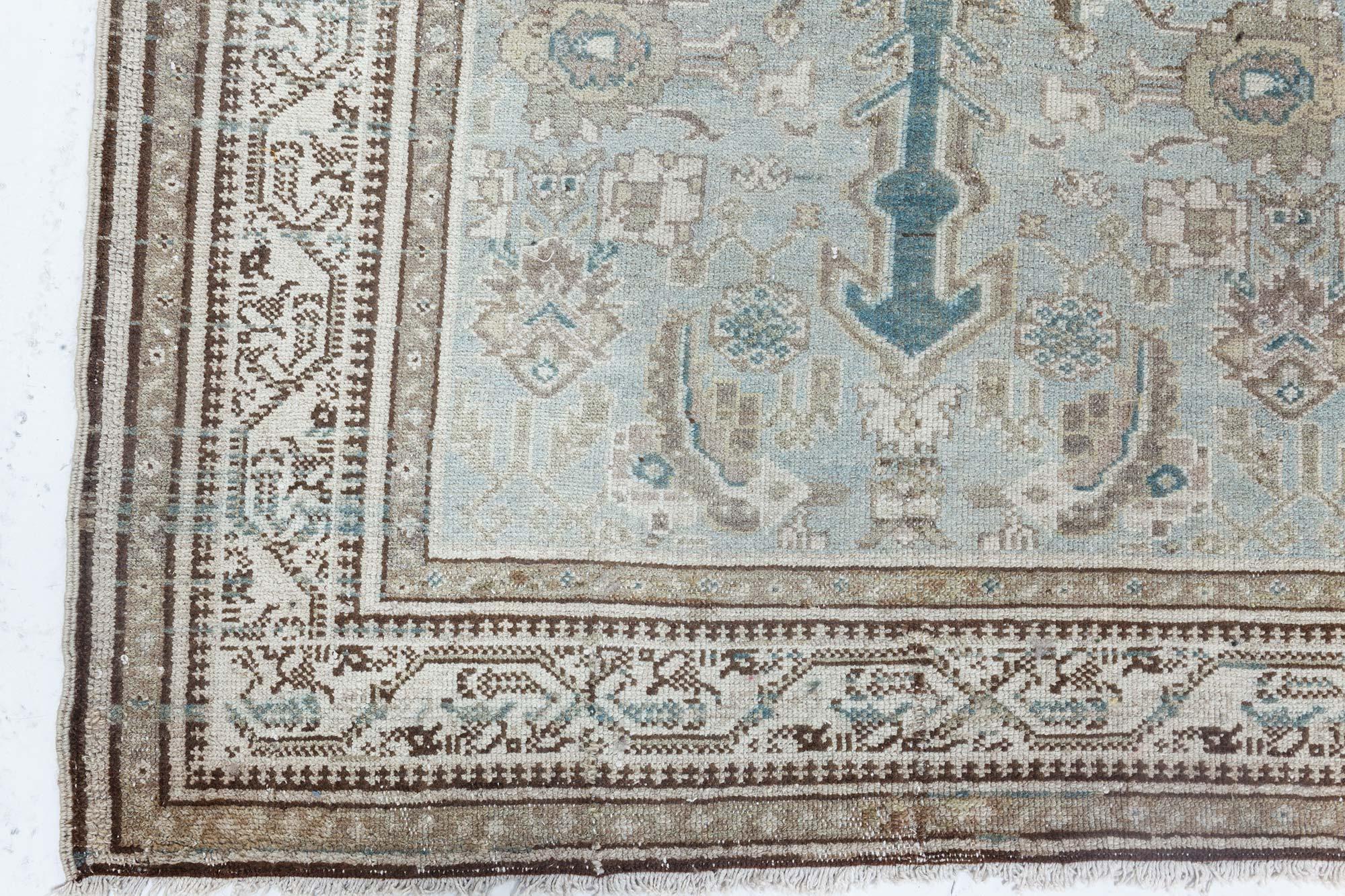 Wool Early 20th Century Persian Malayer Runner For Sale