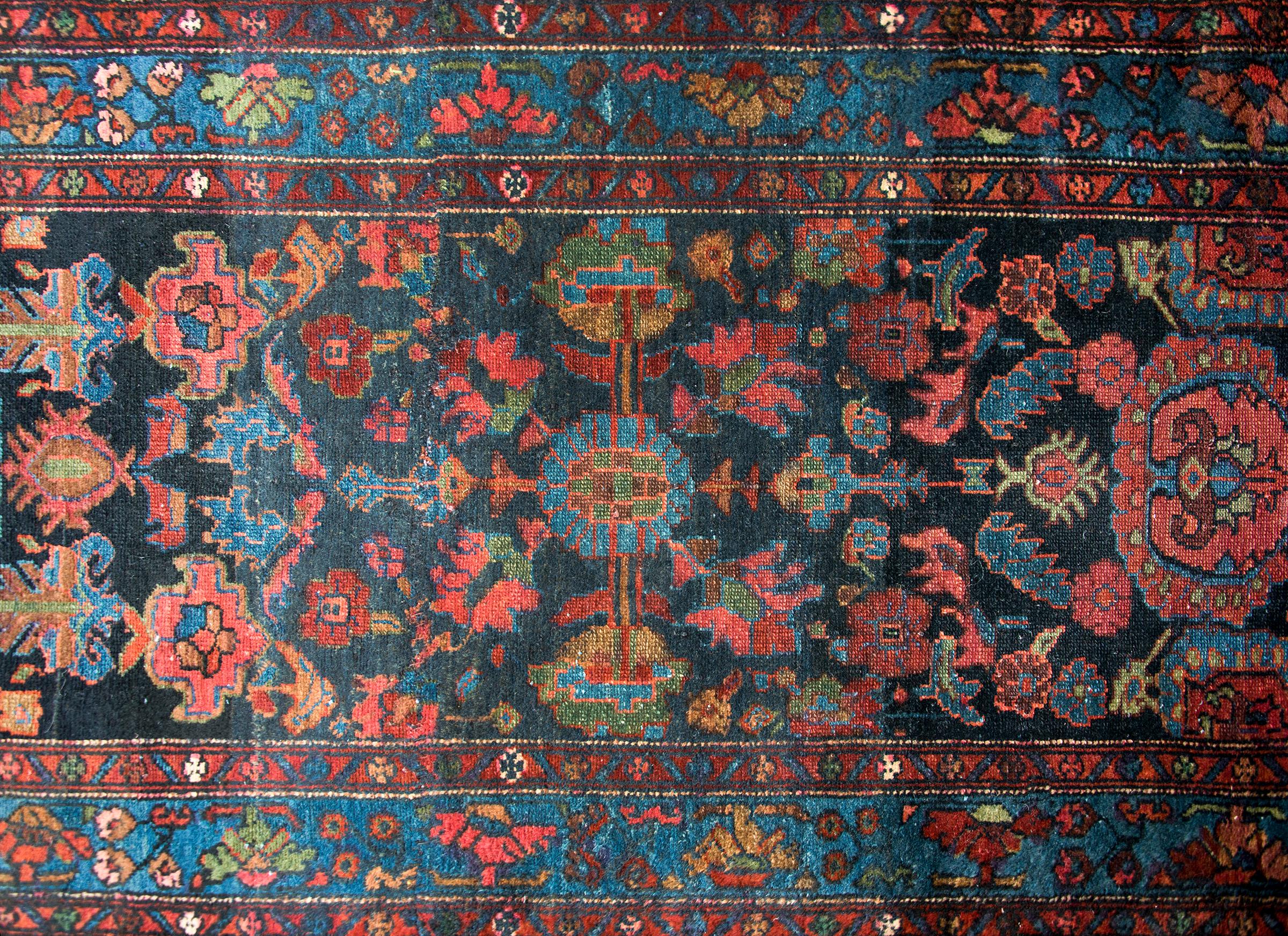 Early 20th Century Persian Malayer Runner For Sale 3