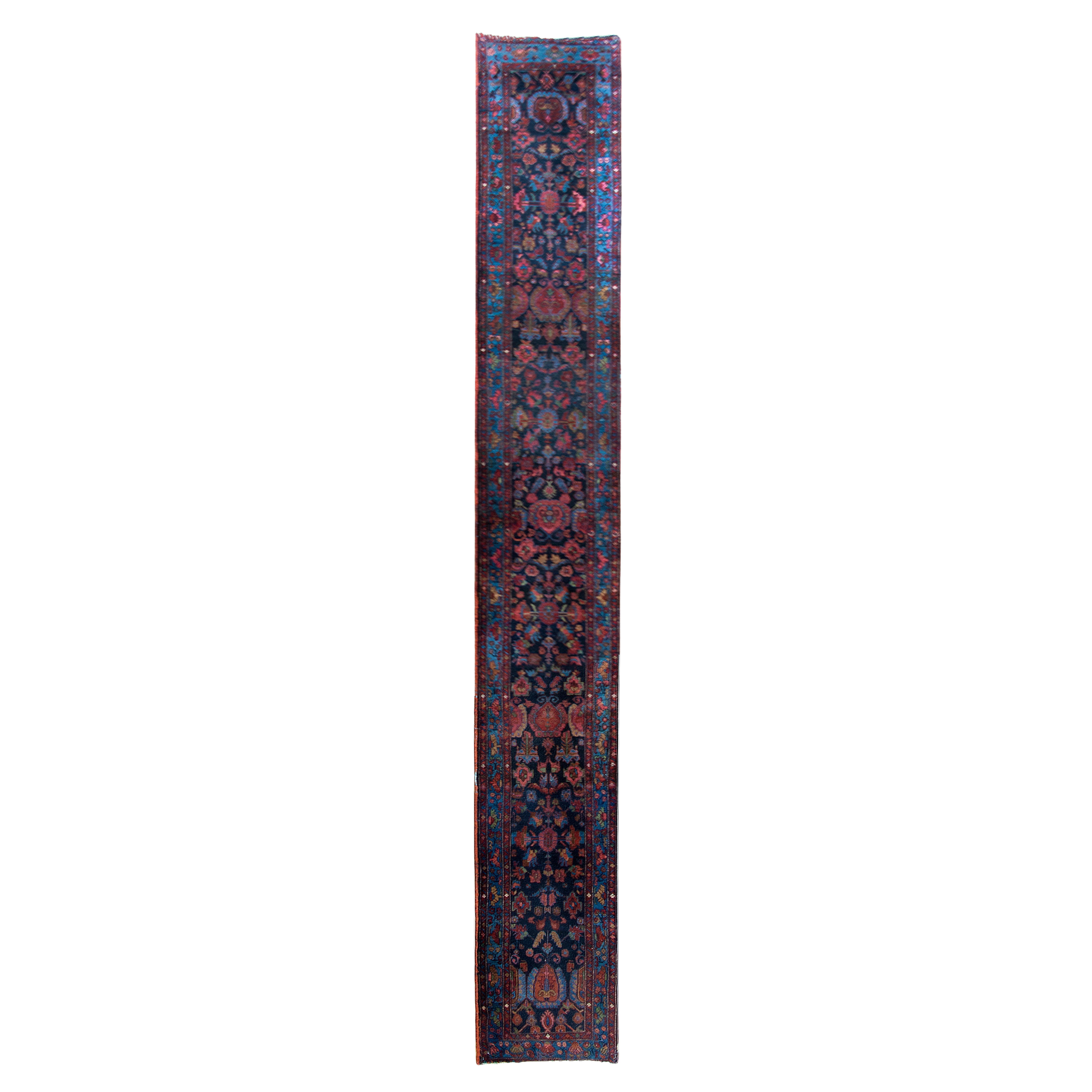 Early 20th Century Persian Malayer Runner For Sale