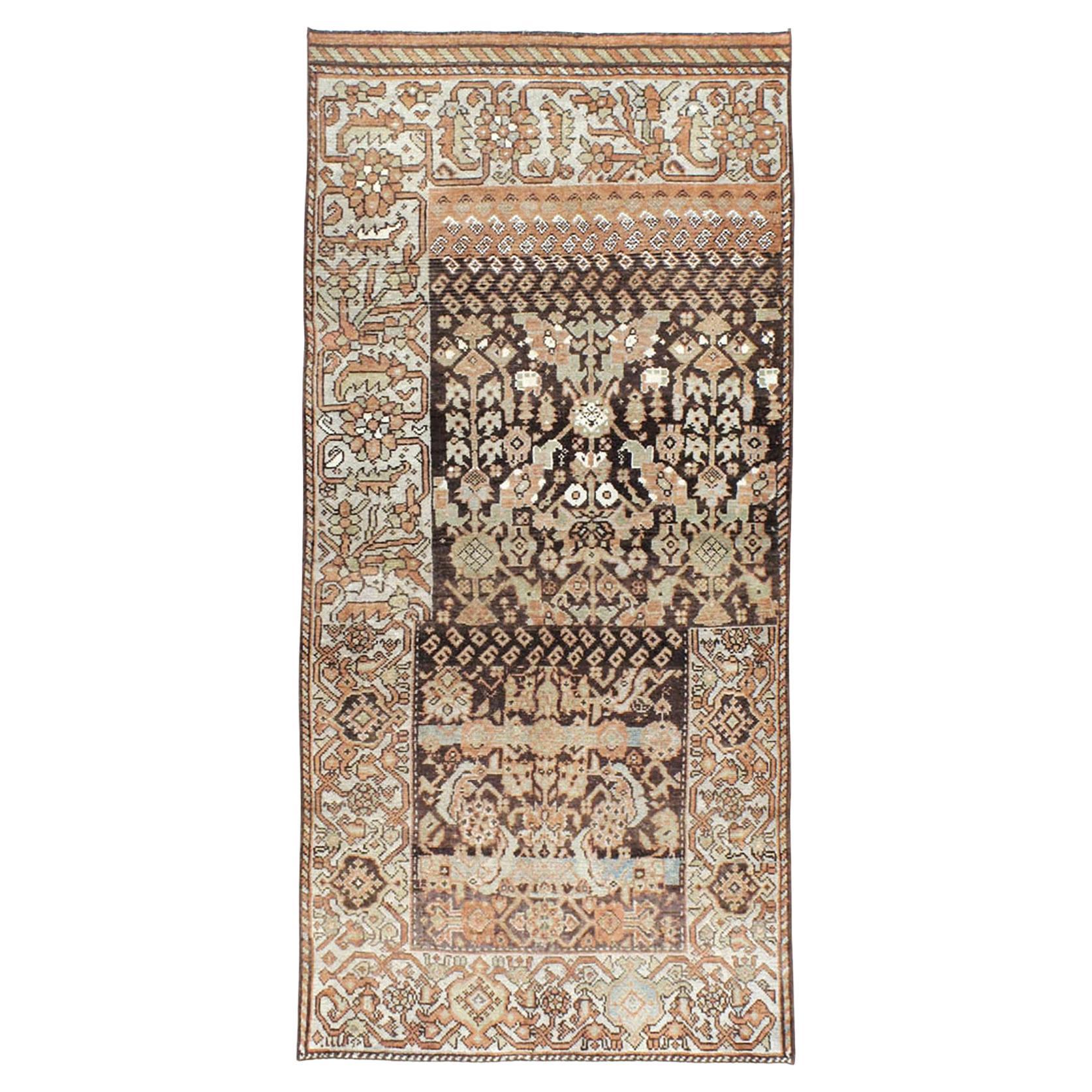 Persischer Malayer-Akzentteppich aus dem frühen 20. im Angebot