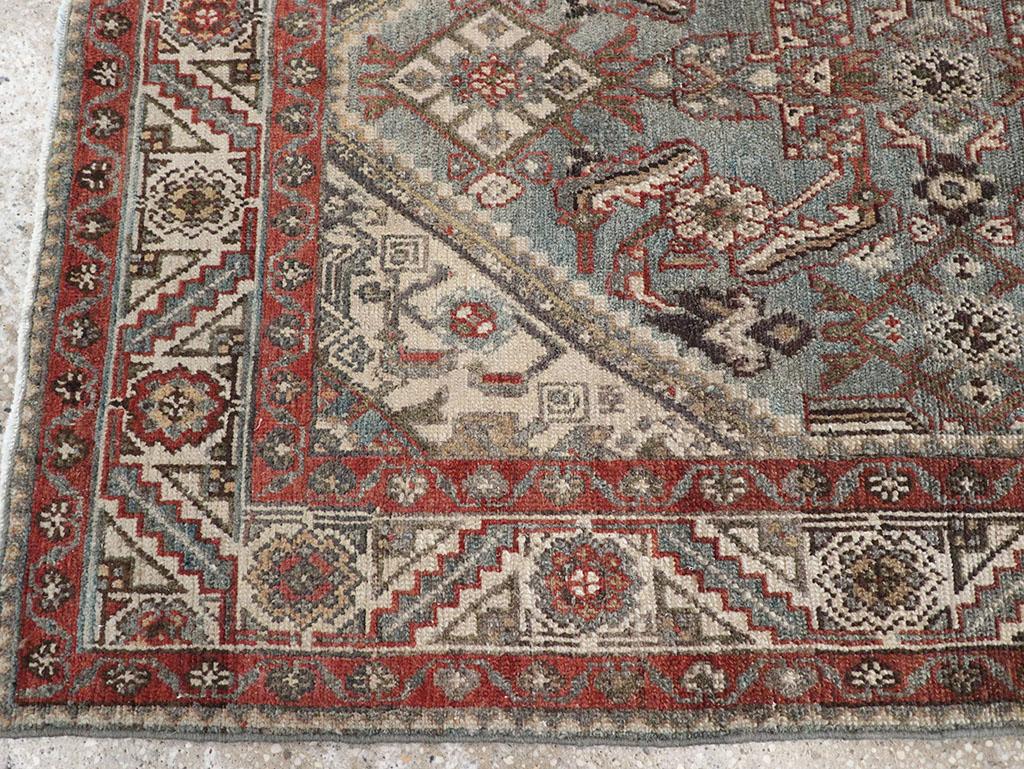 Tappeto da lancio persiano Malayer dei primi del Novecento In condizioni ottime in vendita a New York, NY