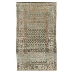 Early 20th Century Persian Malayer Throw Rug