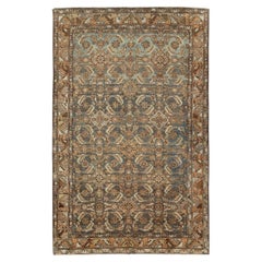 Early 20th Century Persian Malayer Throw Rug
