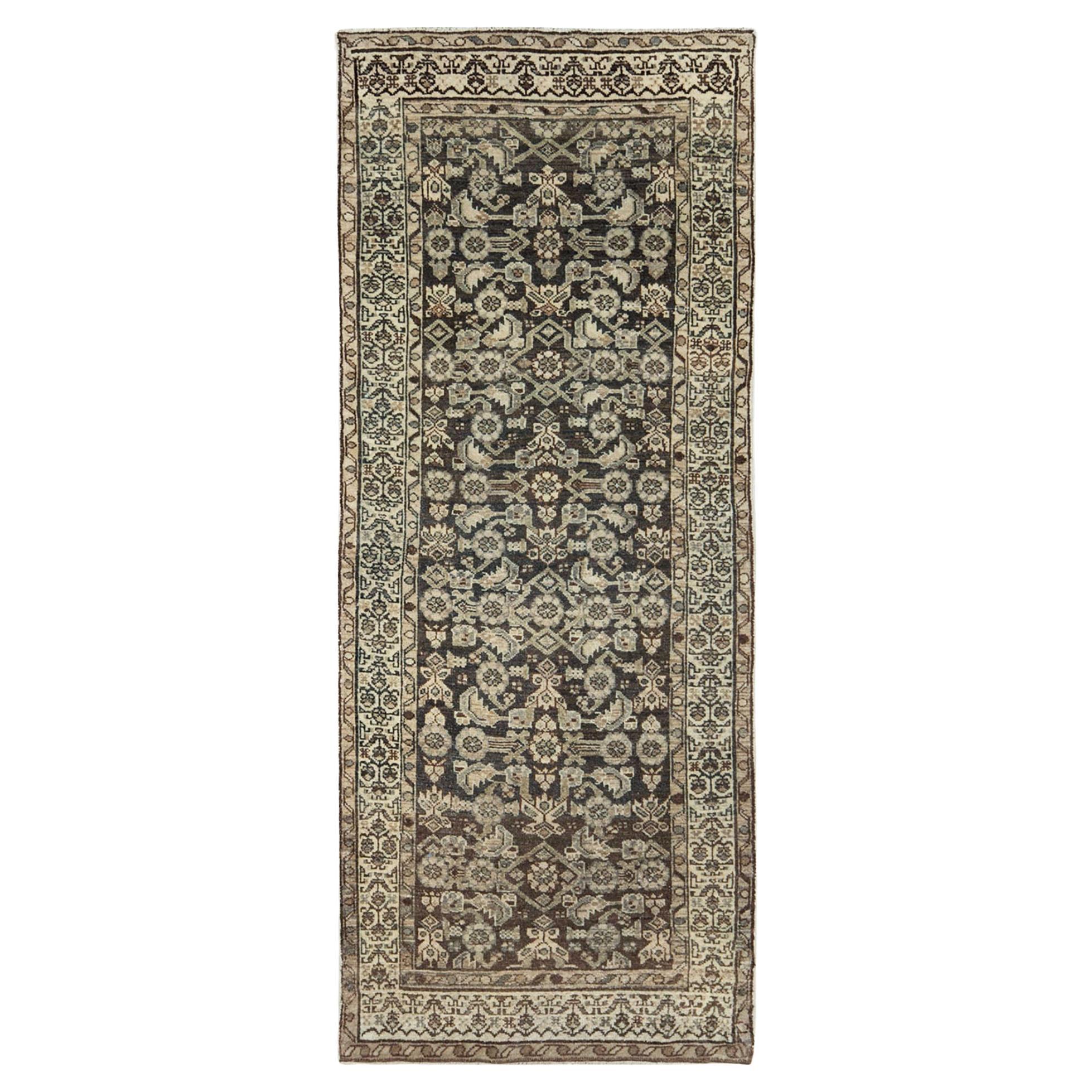 Early 20th Century Persian Malayer Throw Rug