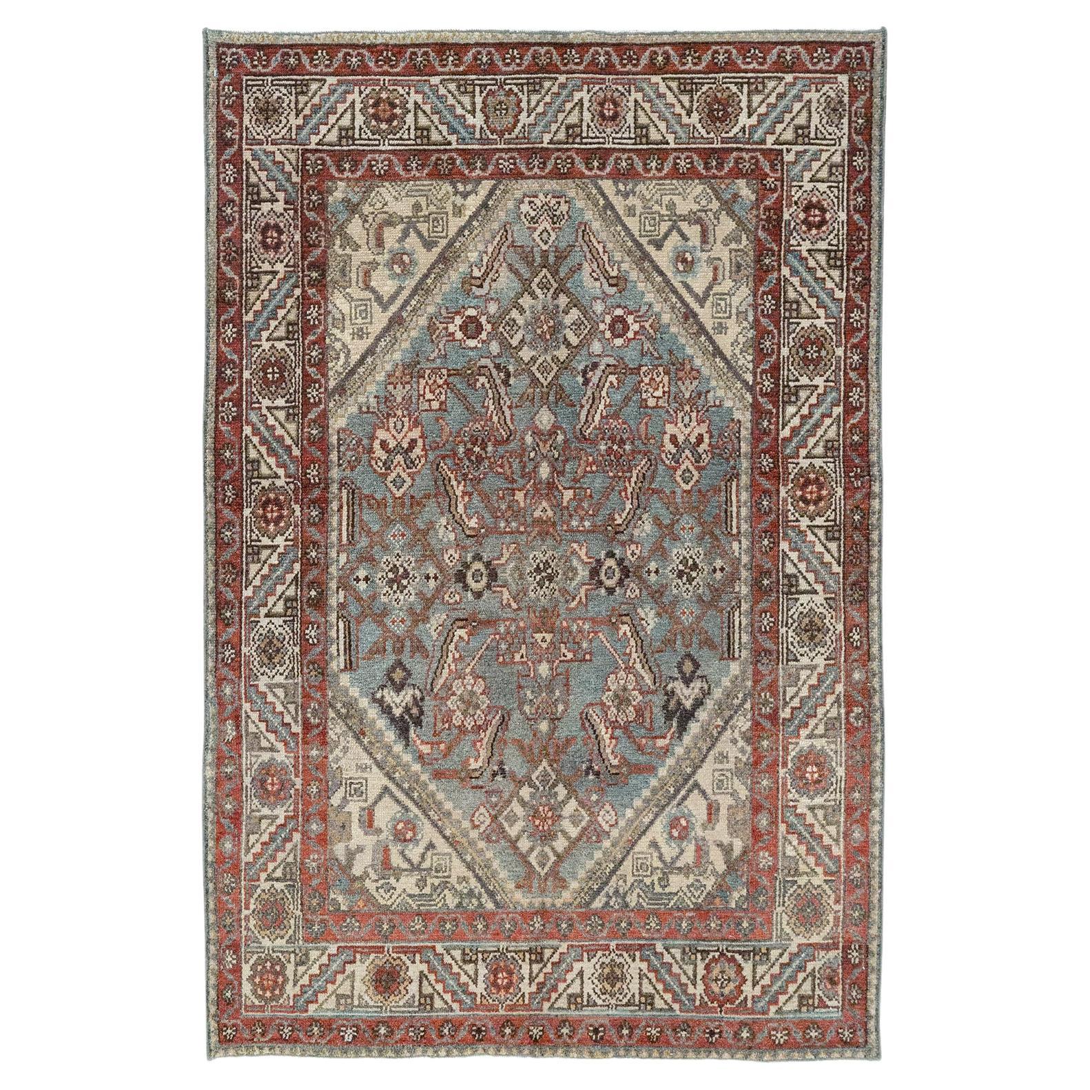 Tappeto da lancio persiano Malayer dei primi del Novecento in vendita