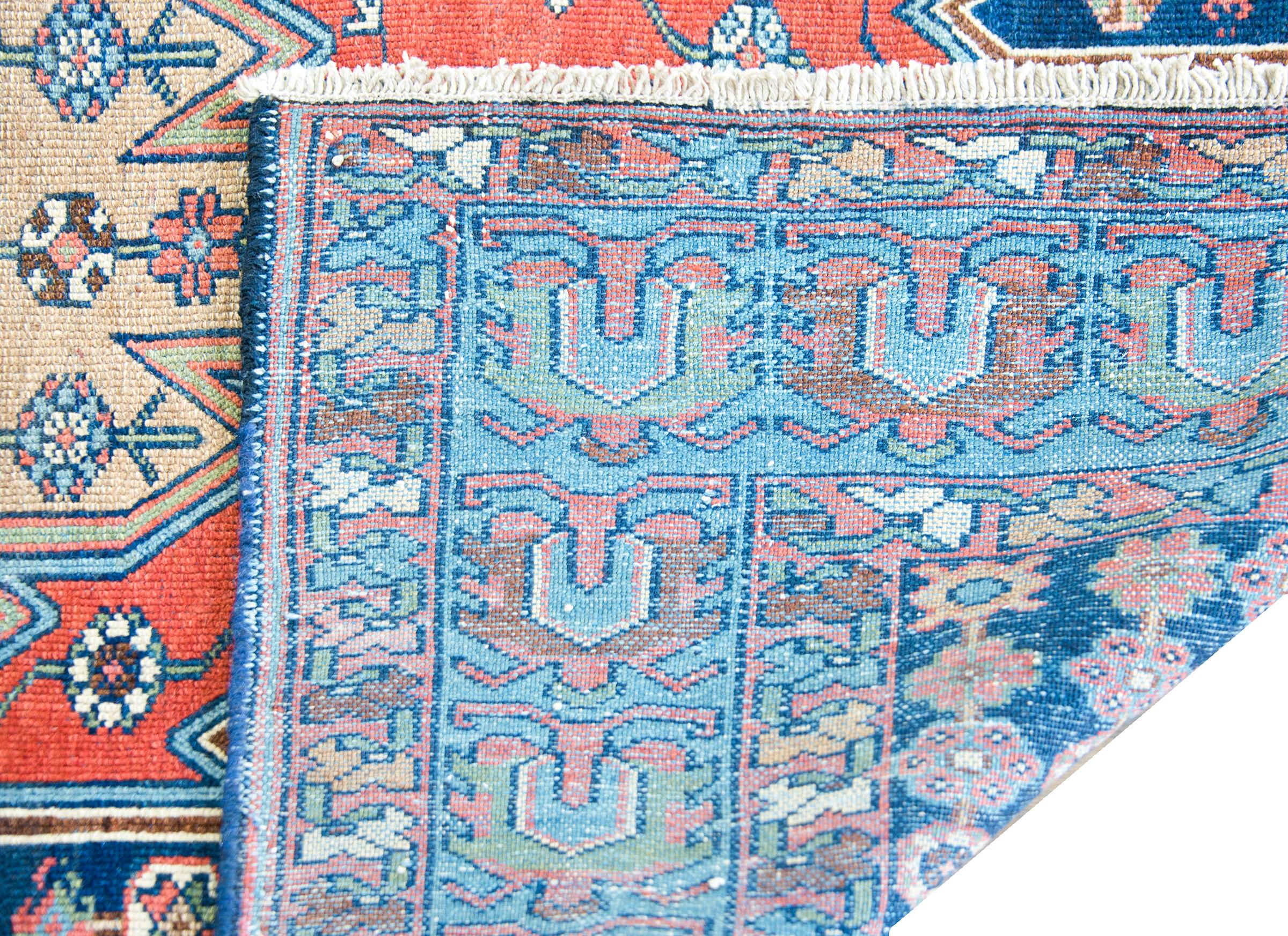 Early 20th Century Persian Mazleghan Rug For Sale 6