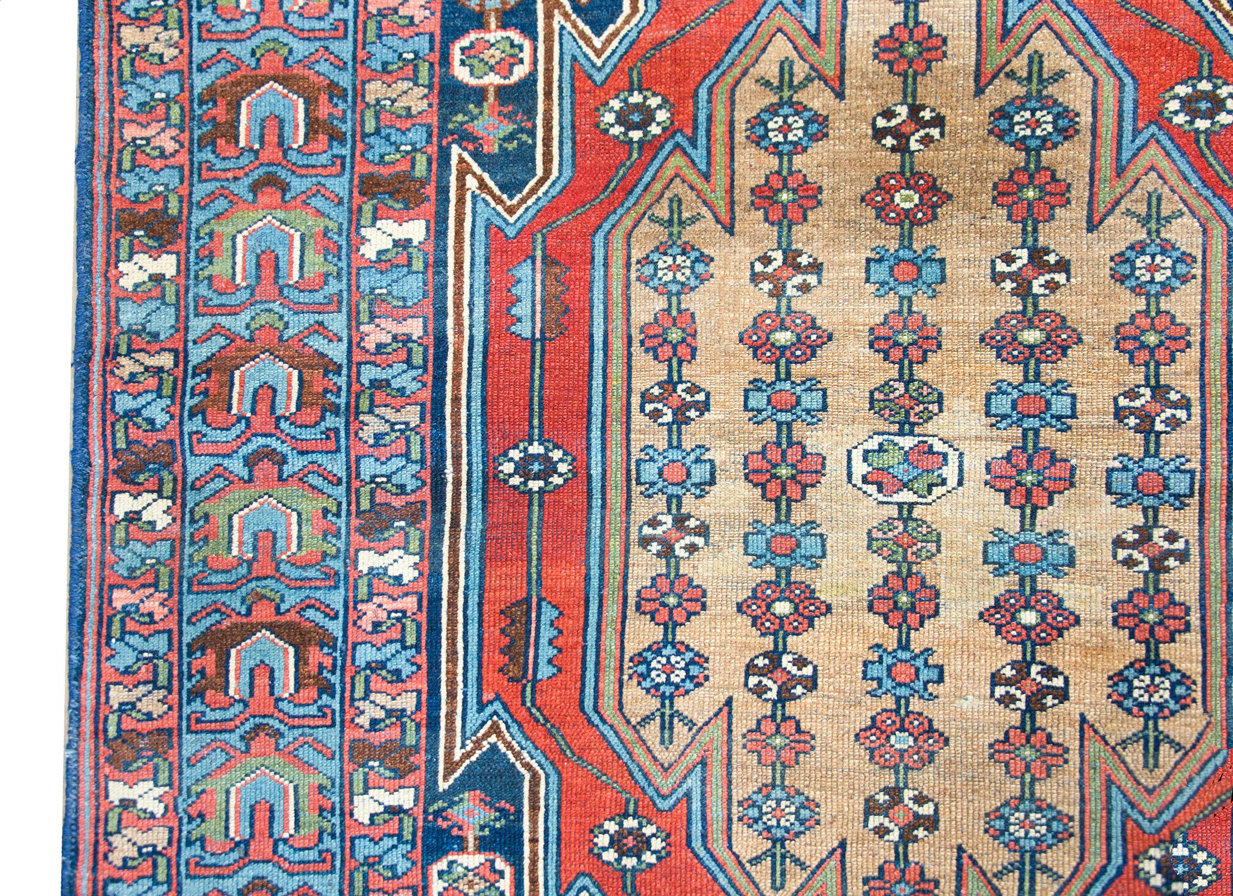 Mid-20th Century Early 20th Century Persian Mazleghan Rug For Sale