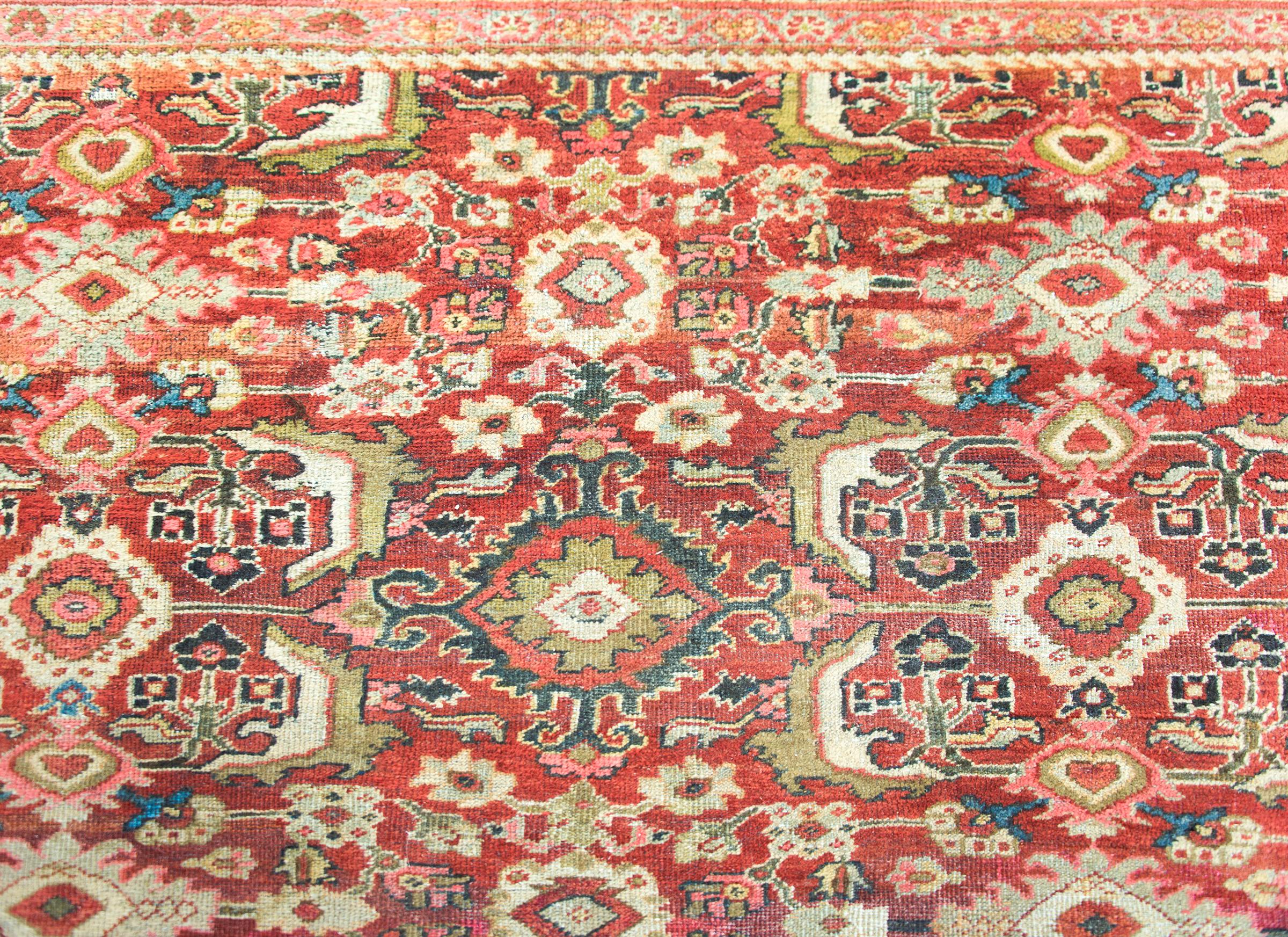 Early 20th Century Persian Meshkabad Rug For Sale 3