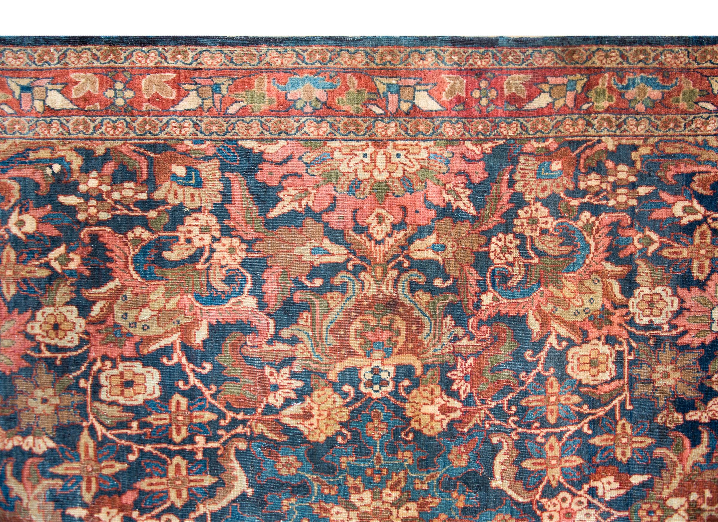 Early 20th Century Persian Meshkabad Rug For Sale 4