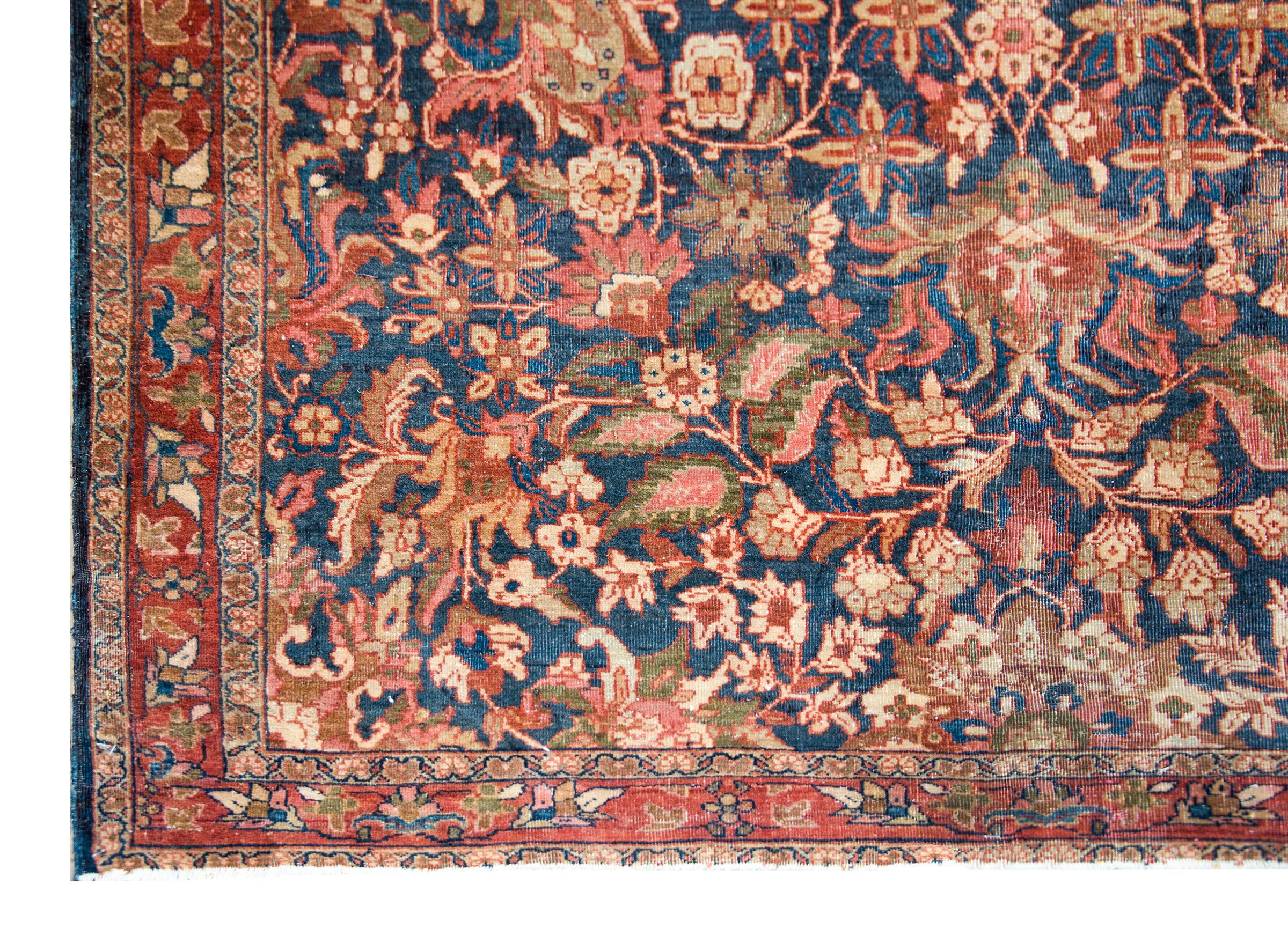 Early 20th Century Persian Meshkabad Rug For Sale 5