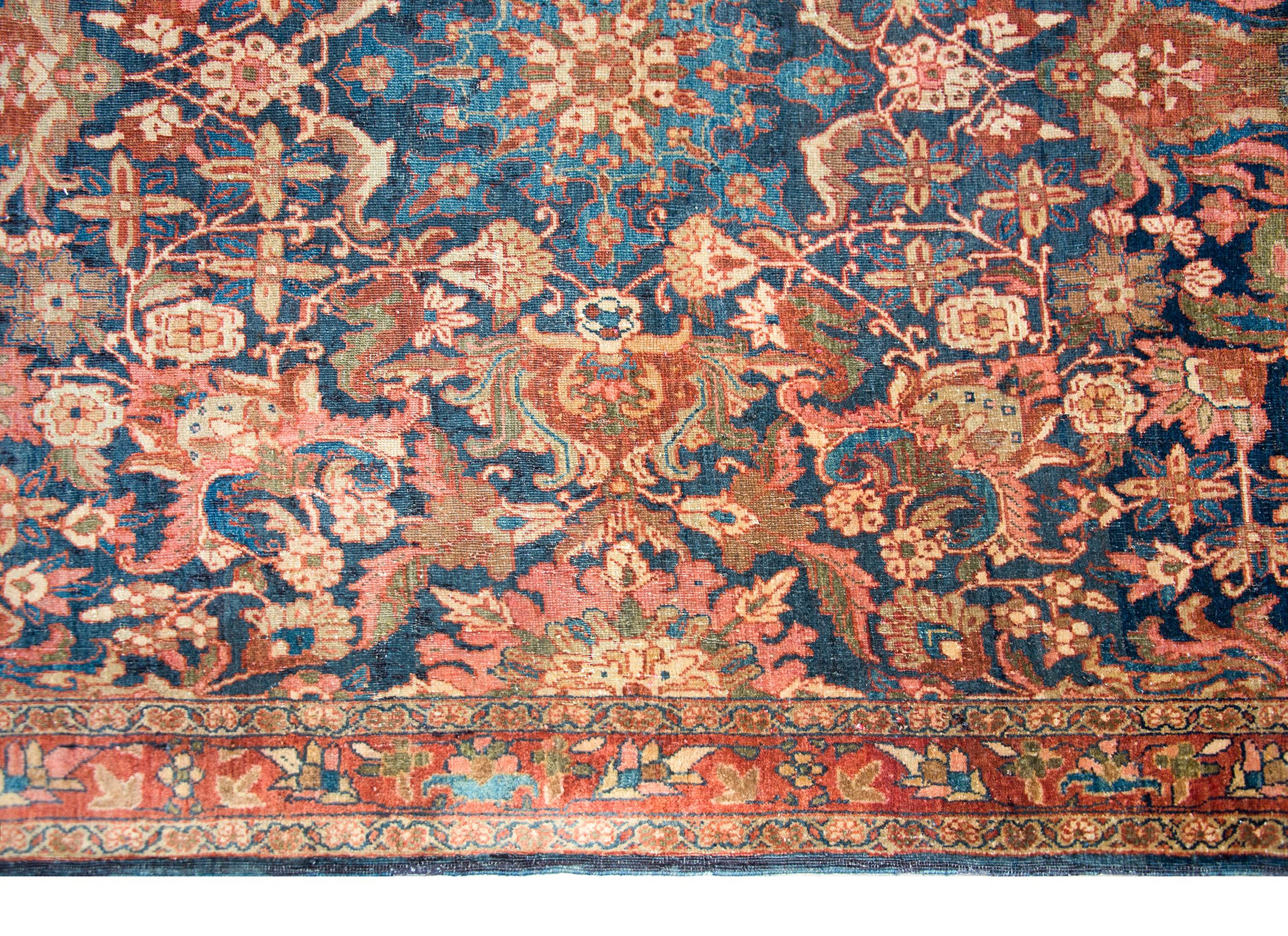 Persischer Meshkabad-Teppich des frühen 20. Jahrhunderts (Handgeknüpft) im Angebot