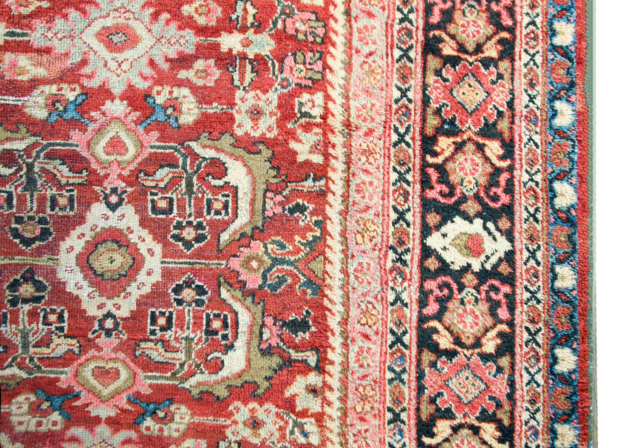 Persischer Meshkabad-Teppich des frühen 20. Jahrhunderts im Zustand „Gut“ im Angebot in Chicago, IL
