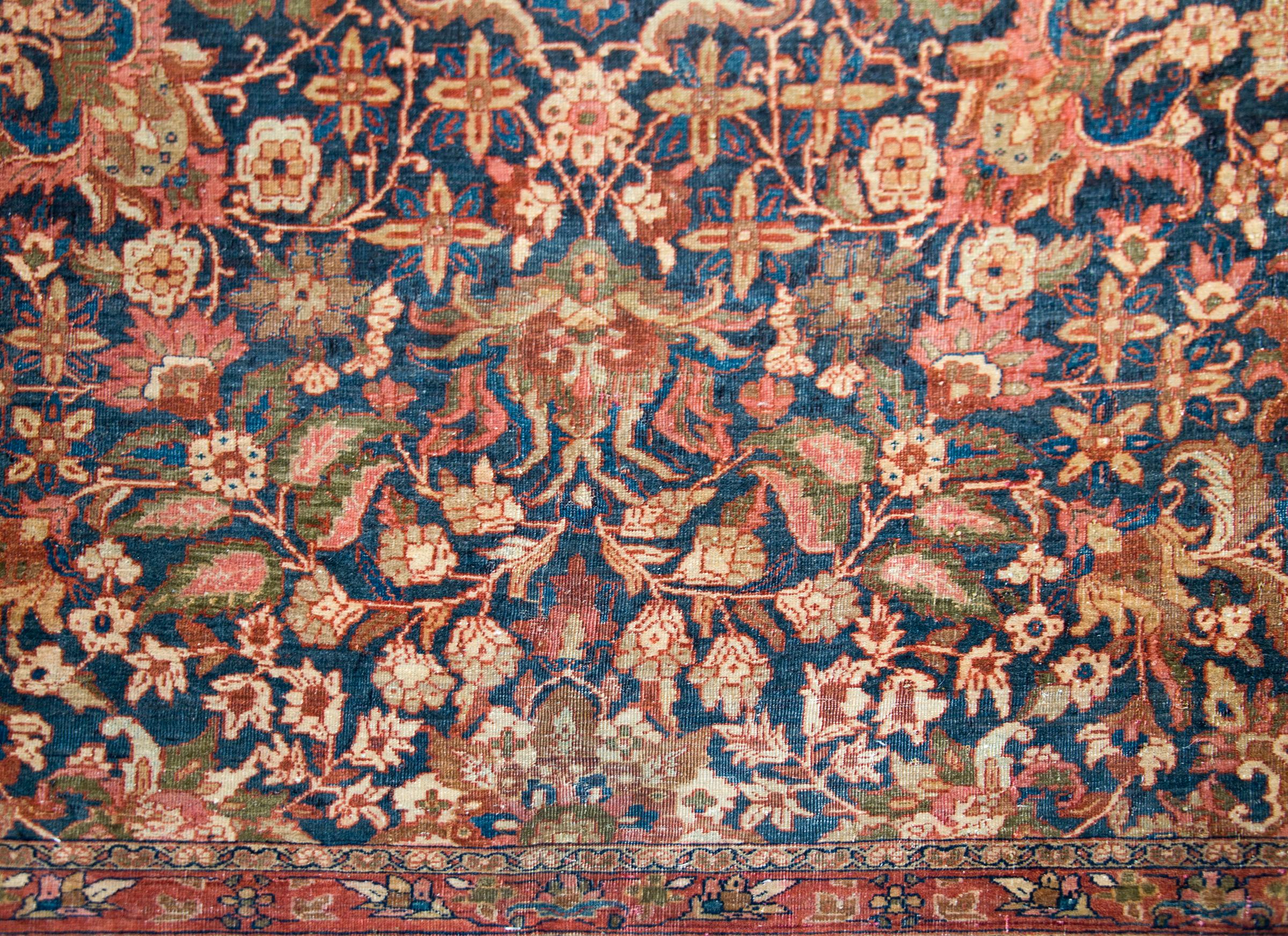 Early 20th Century Persian Meshkabad Rug For Sale 1