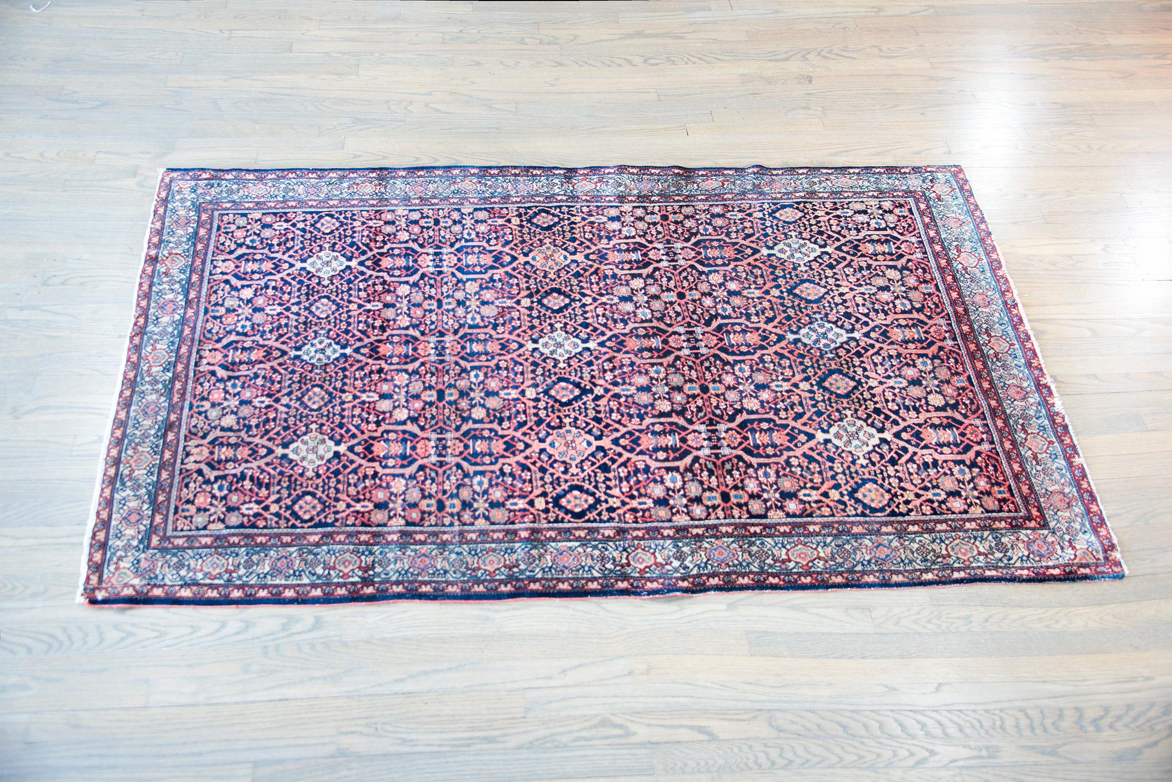 Early 20th Century Persian Mission Malayer Rug 9