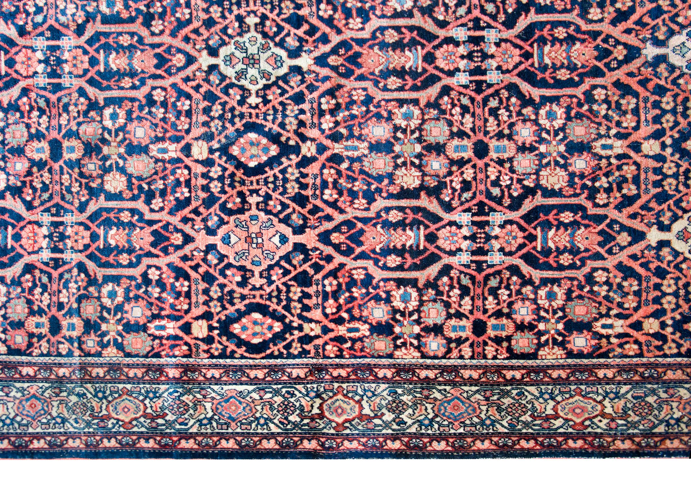 Early 20th Century Persian Mission Malayer Rug In Good Condition In Chicago, IL
