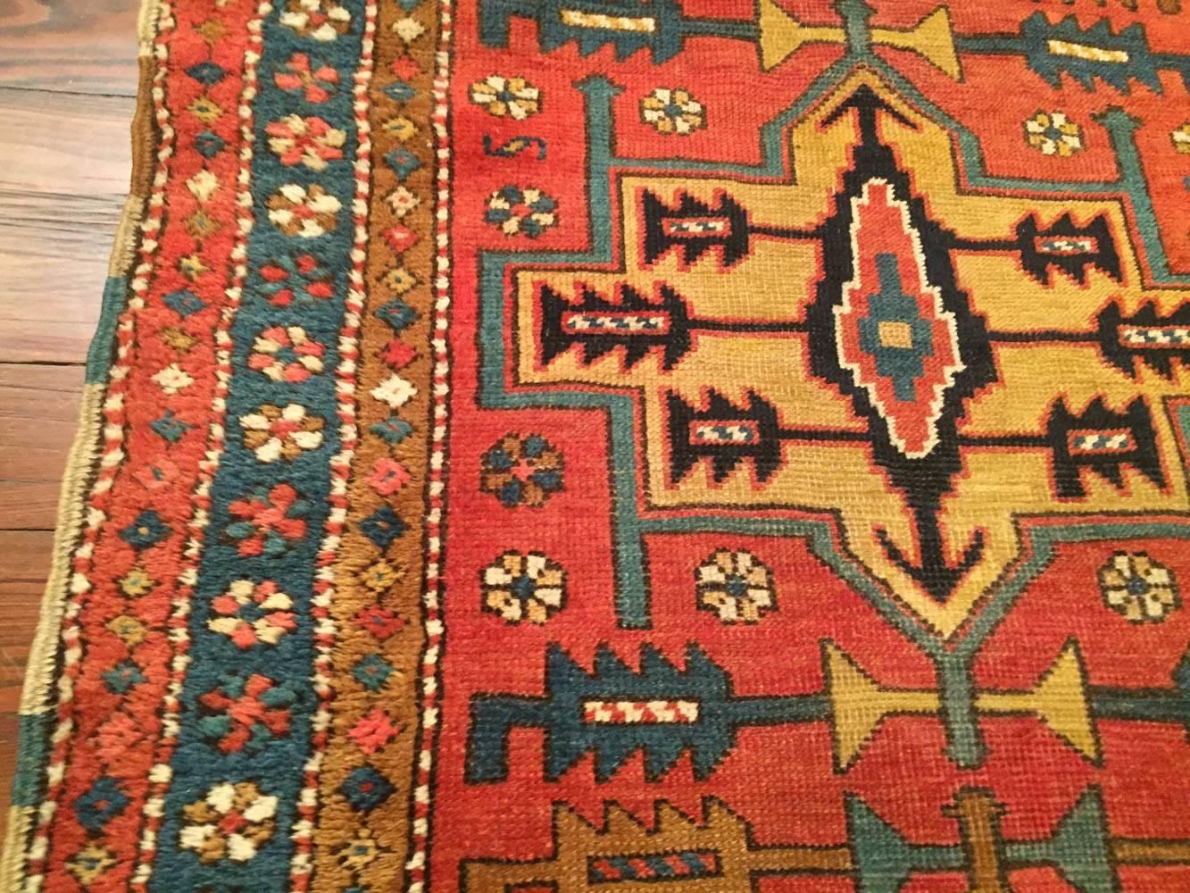 Hand-Knotted Early 20th Century Persian Northwest Persia Runner Rug For Sale